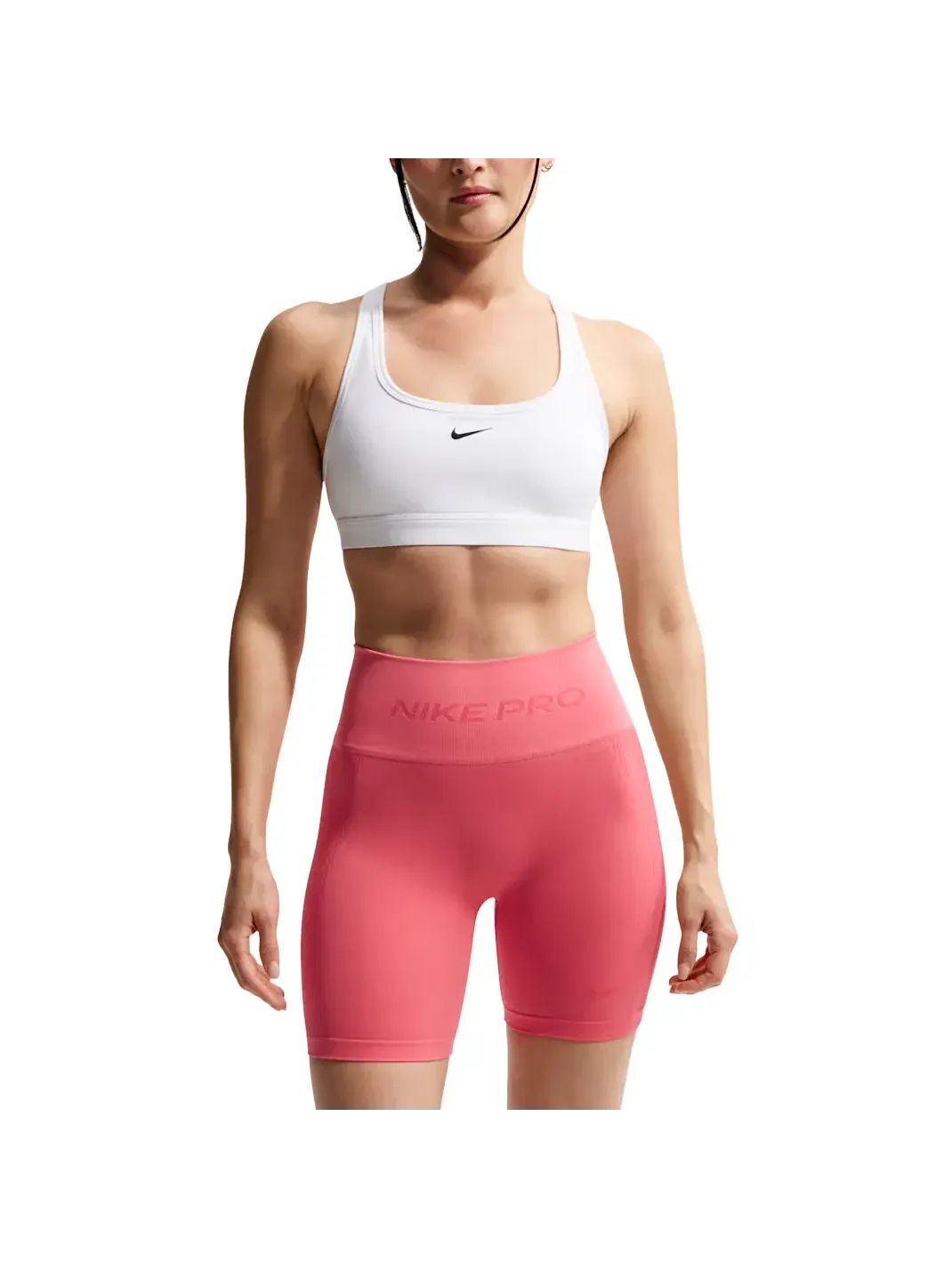 Велосипедные шорты Nike Pro Seamless Dri-Fit с высокой талией, длина 5 дюймов — 3