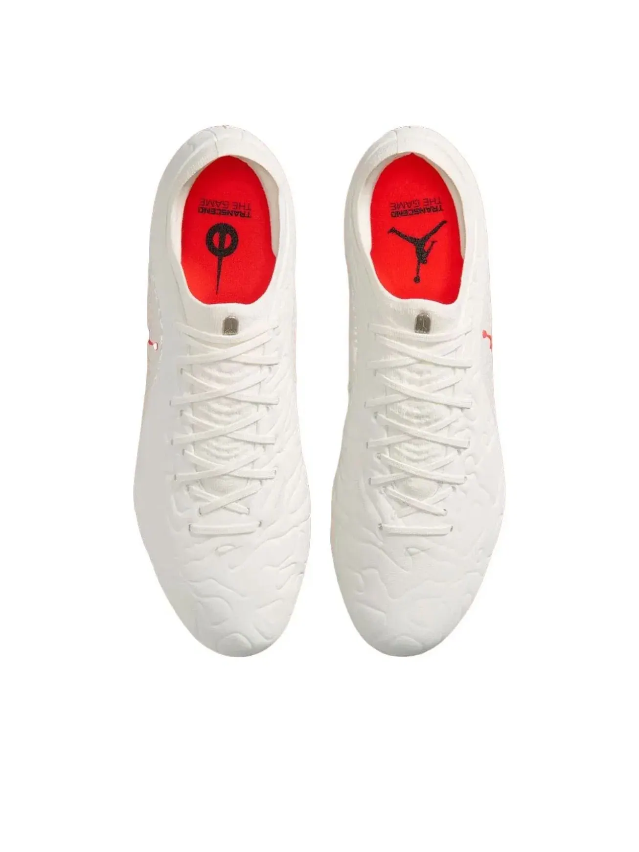 Мужские футбольные бутсы с кружевной шнуровкой Air Jordan Tiempo Maestro Elite FG — изображение 3 из 5, белый