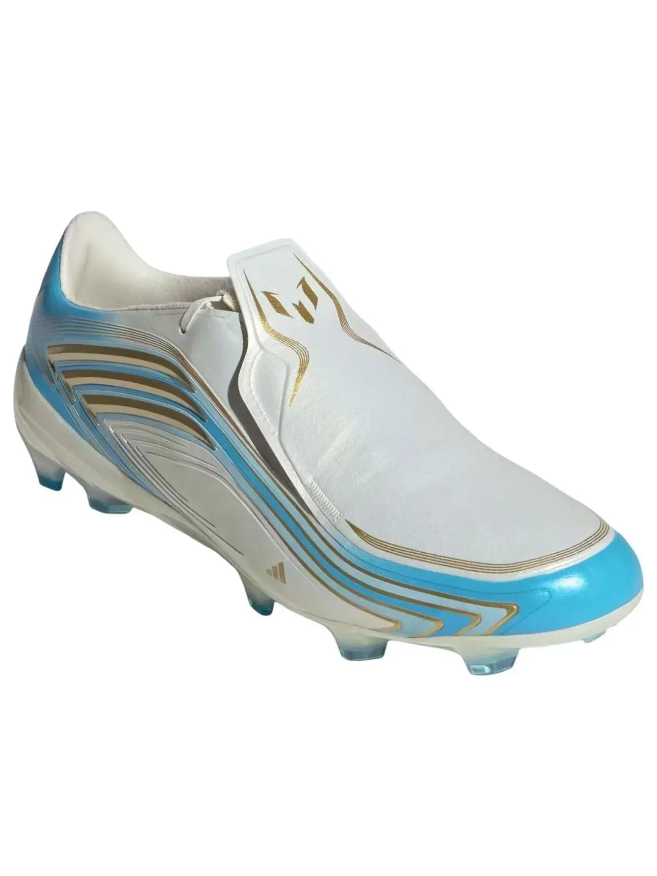 Мужские бутсы для футбола с шнуровкой F50 Pro Adidas — изображение 4 из 6, белый