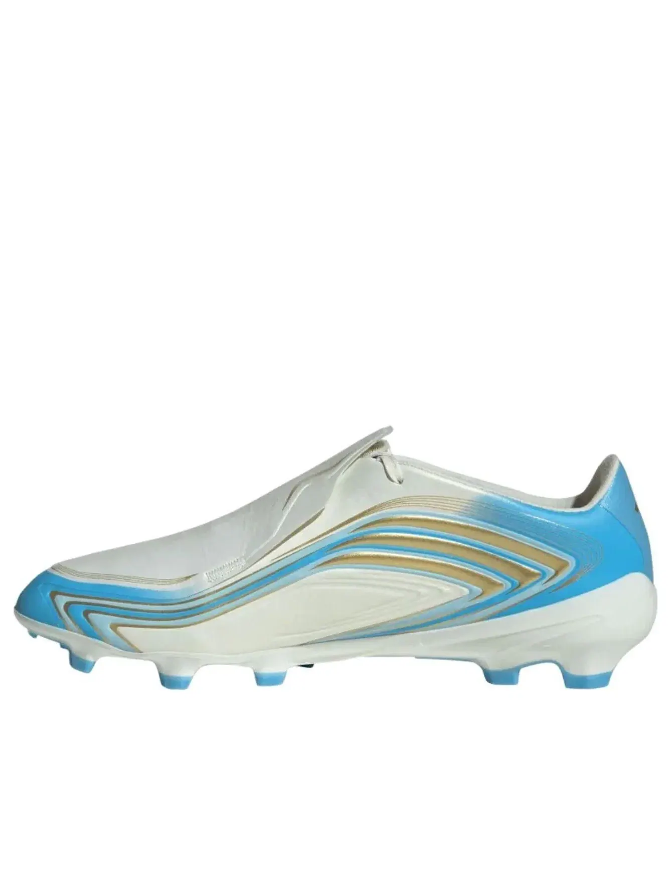 Мужские футбольные бутсы с шнуровкой F50 League FG Adidas — изображение 1 из 6, белый