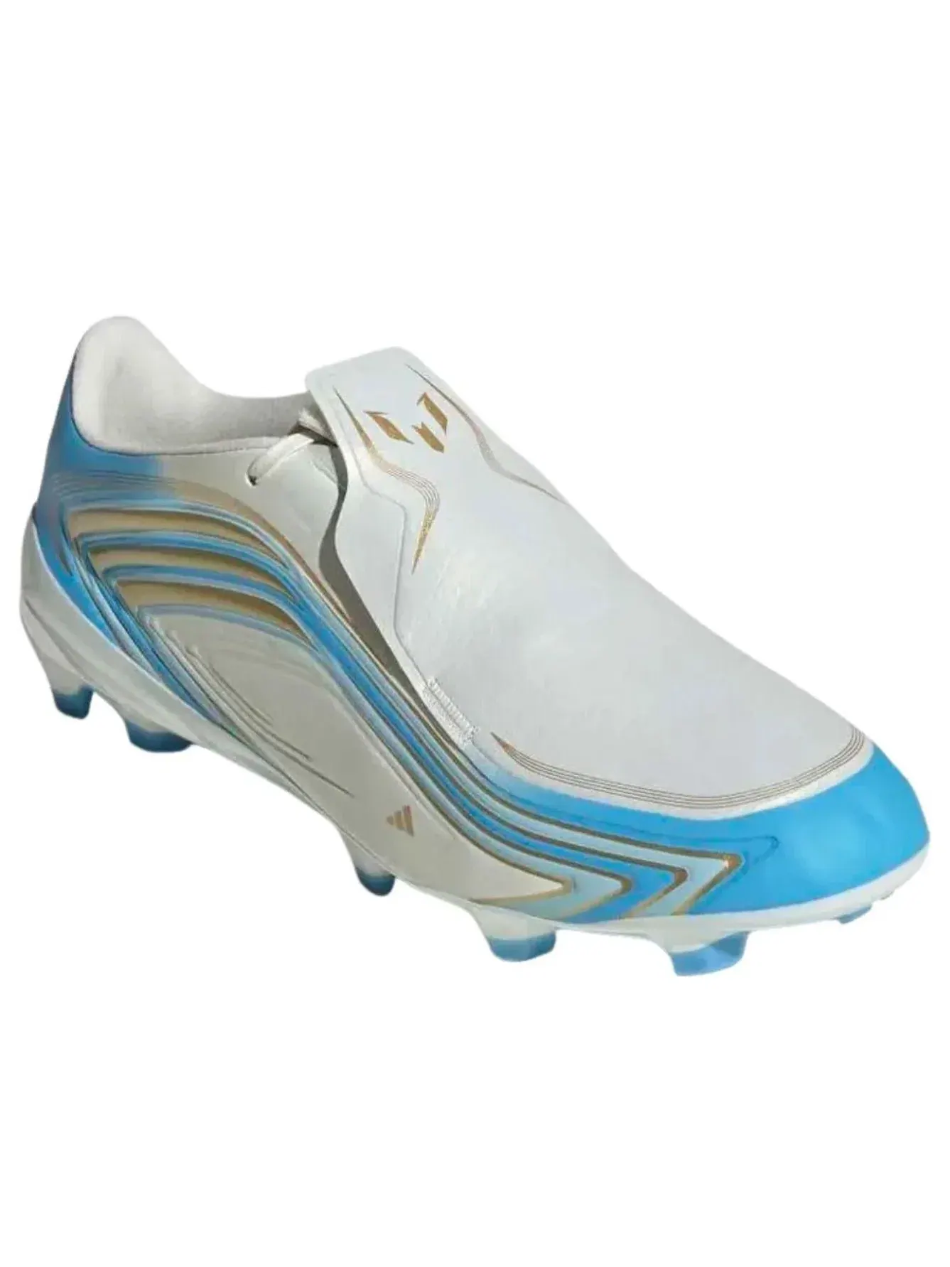 Мужские футбольные бутсы с шнуровкой F50 League FG Adidas — изображение 2 из 6, белый