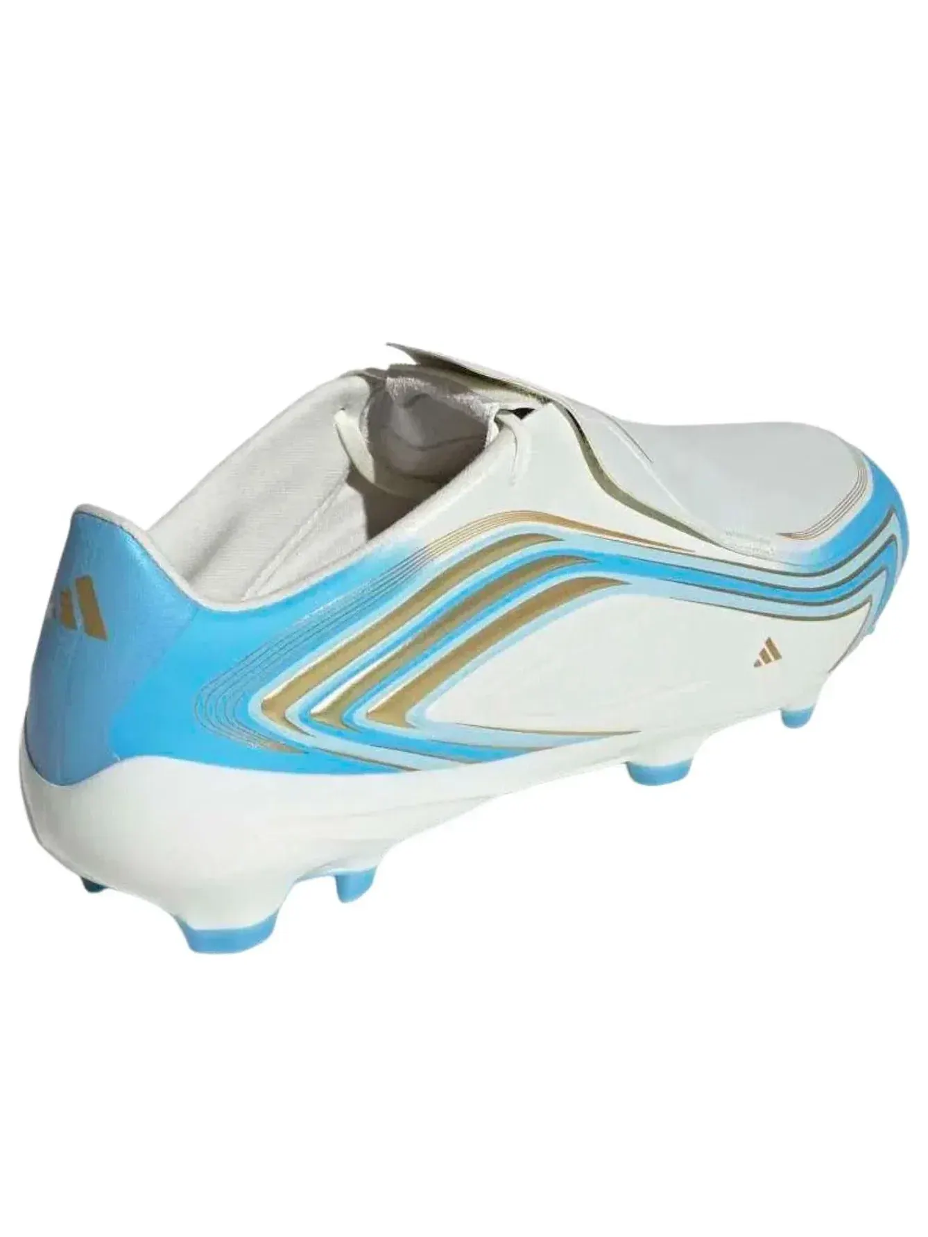 Мужские футбольные бутсы с шнуровкой F50 League FG Adidas — изображение 3 из 6, белый