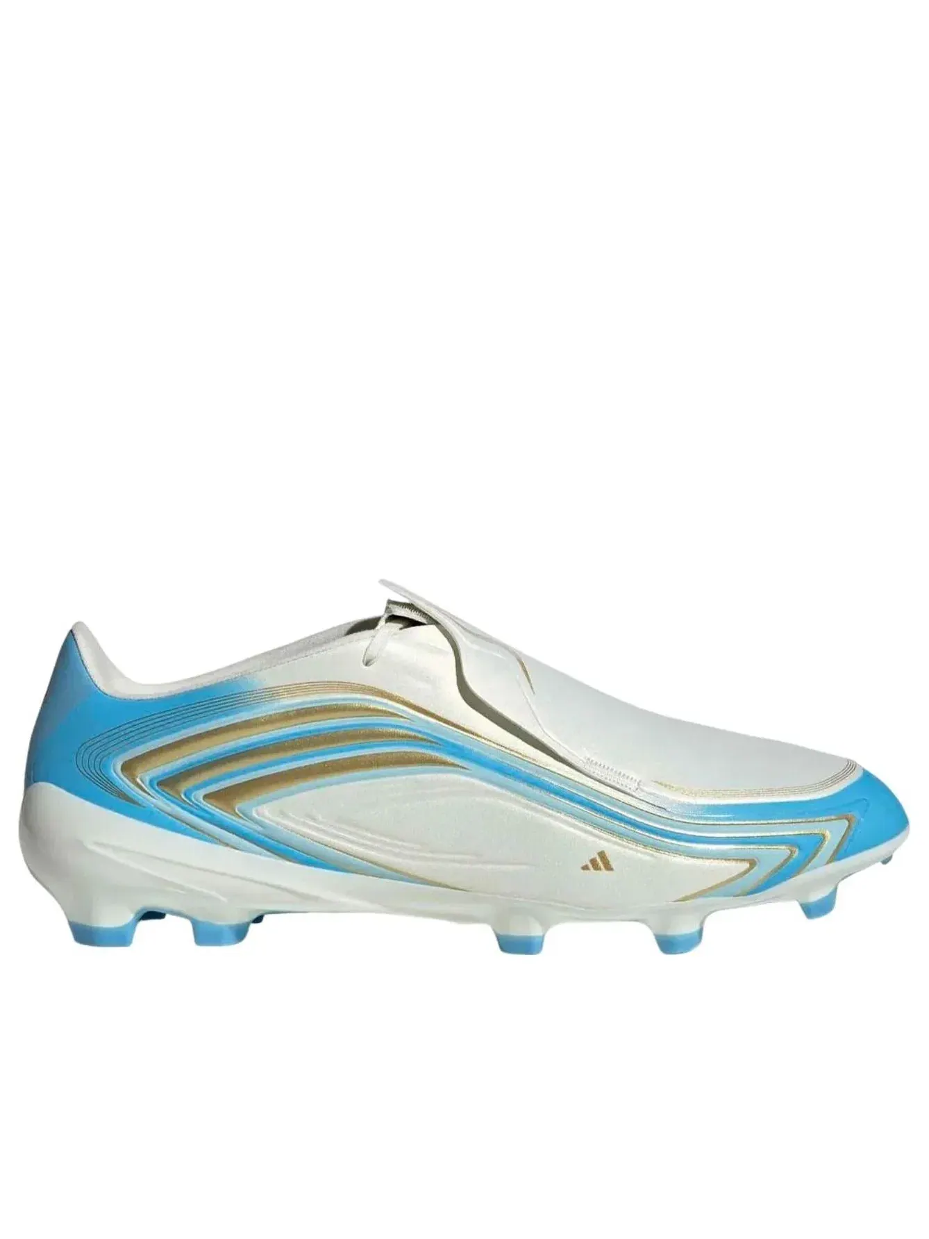 Мужские футбольные бутсы с шнуровкой F50 League FG Adidas — изображение 6 из 6, белый