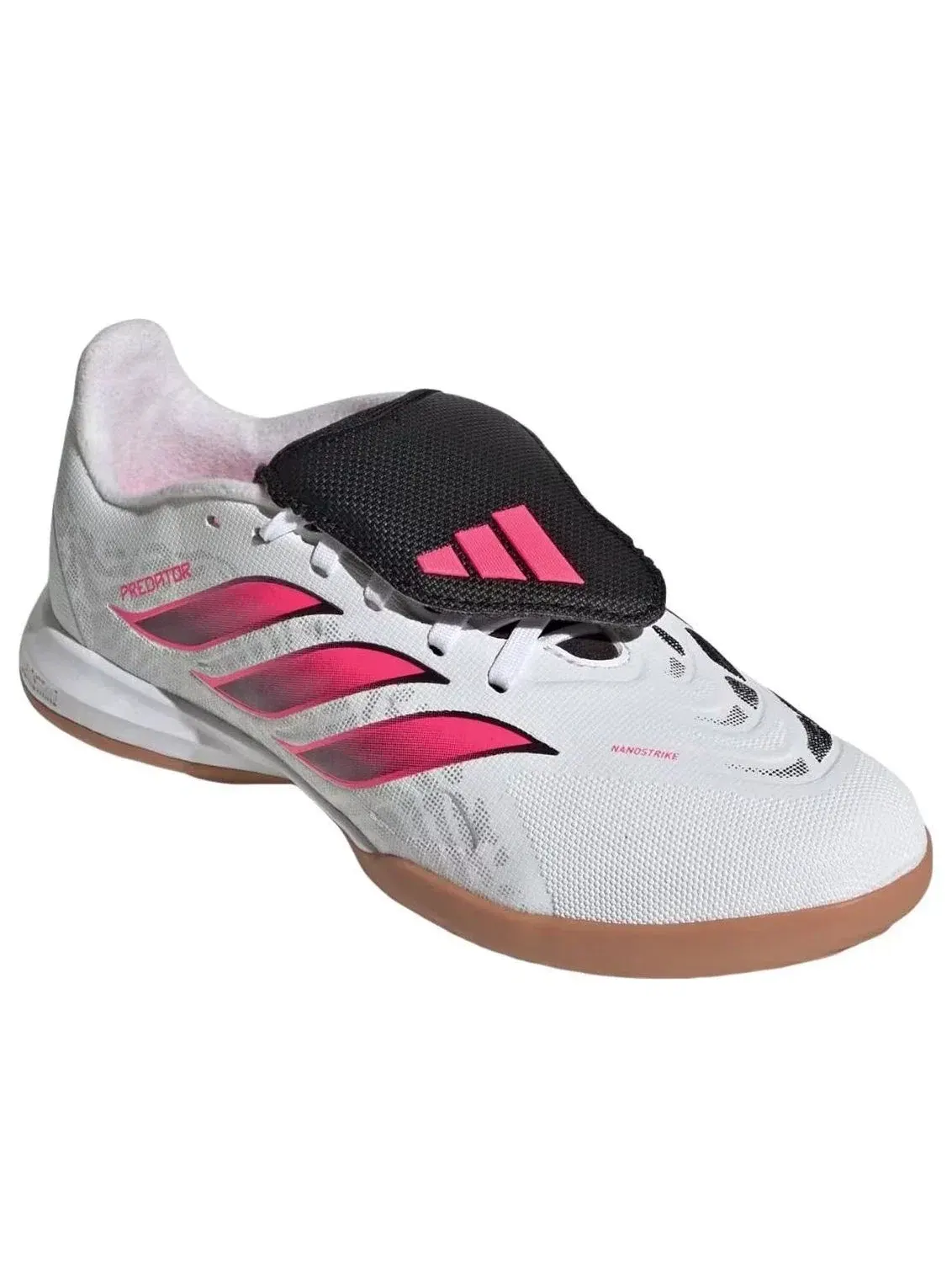 Детские футбольные бутсы с длинным языком Predator League IC Adidas — изображение 4 из 5, белый