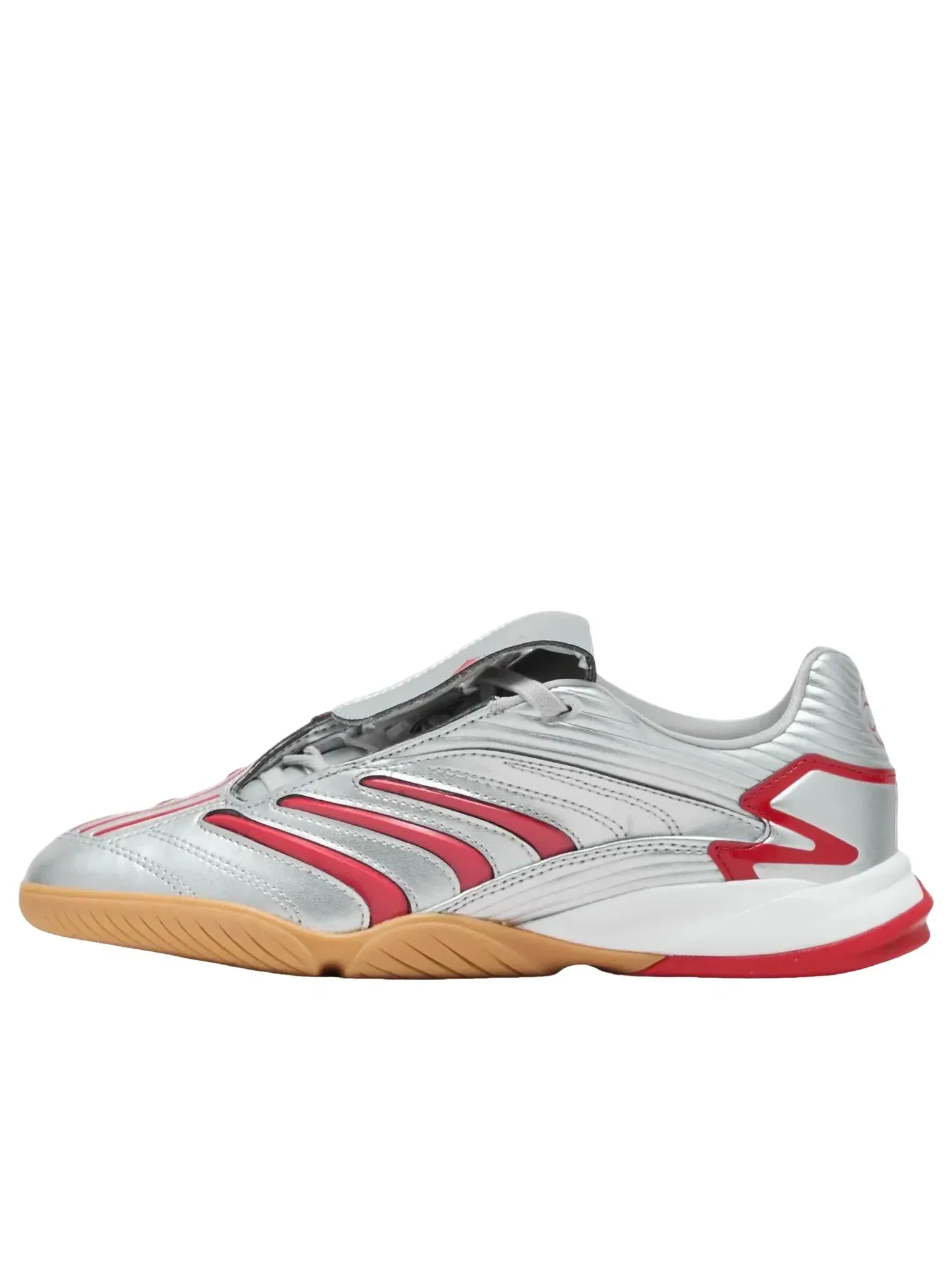 Кроссовки Adidas Predator Sala 'Silver Metallic Scarlet Grey' IH6780 — изображение 1 из 6, серебряный