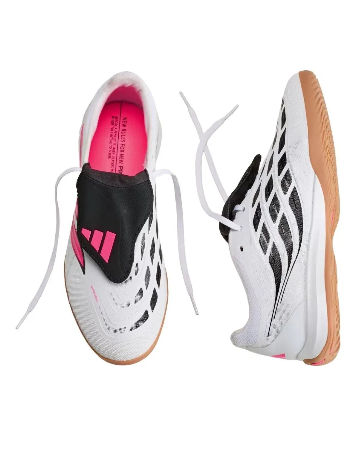 Мужские бутсы с шнуровкой модель Predator League IC Adidas — изображение 4 из 4, белый
