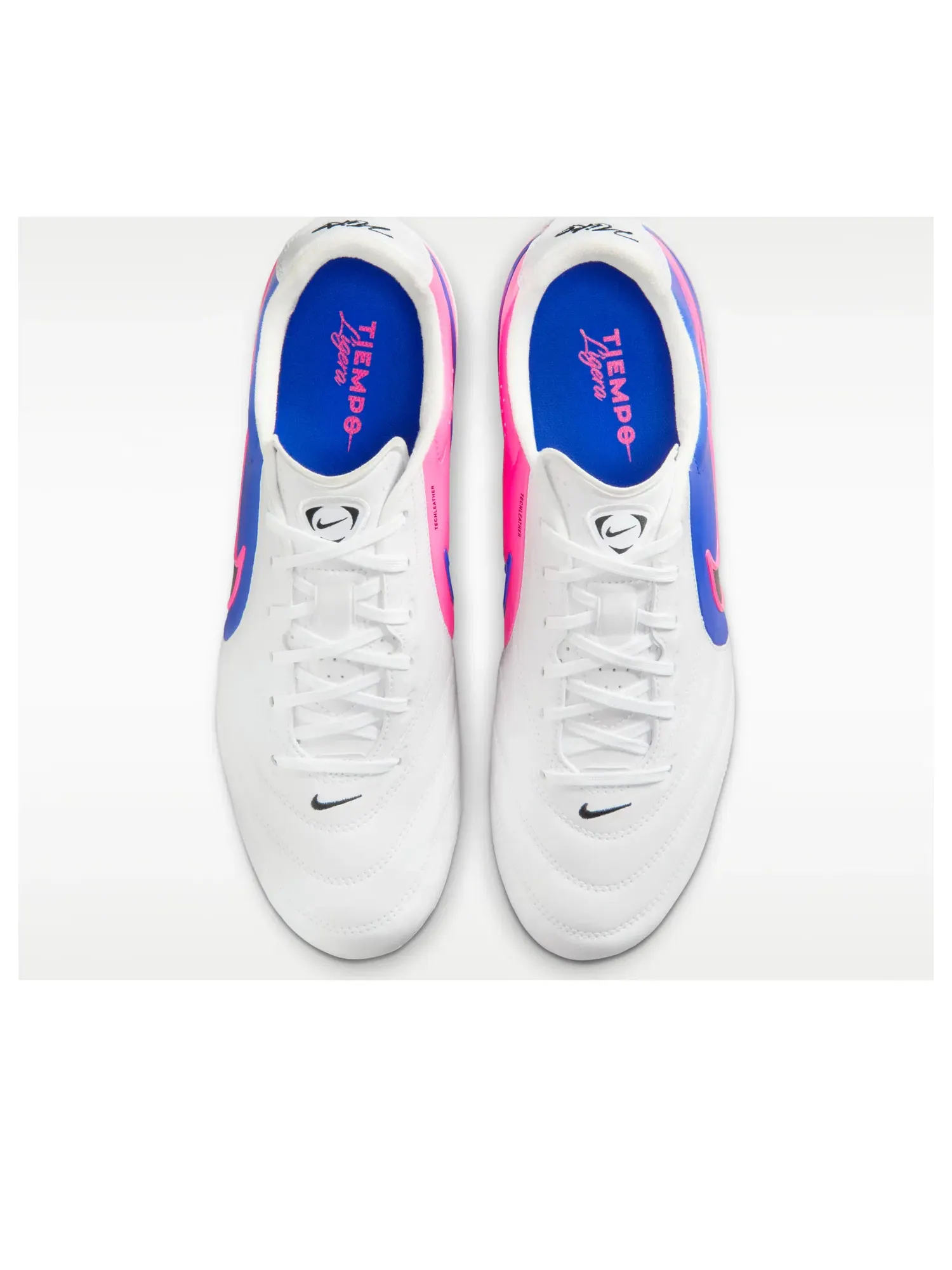 Кроссовки Nike Tiempo Ligera Pro «White Racer Blue Pink Blast» IM6960-146 — изображение 2 из 6, белый