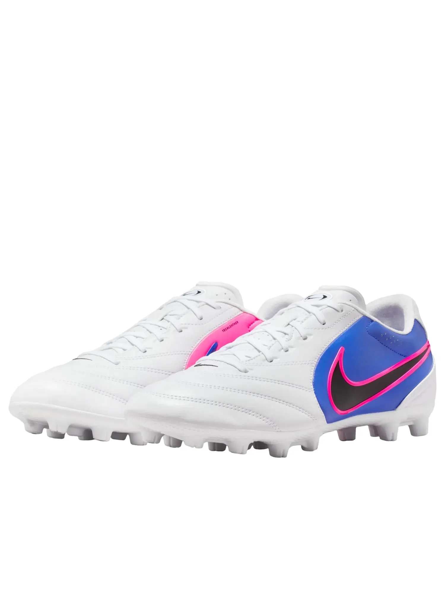 Кроссовки Nike Tiempo Ligera Pro «White Racer Blue Pink Blast» IM6960-146 — изображение 4 из 6, белый