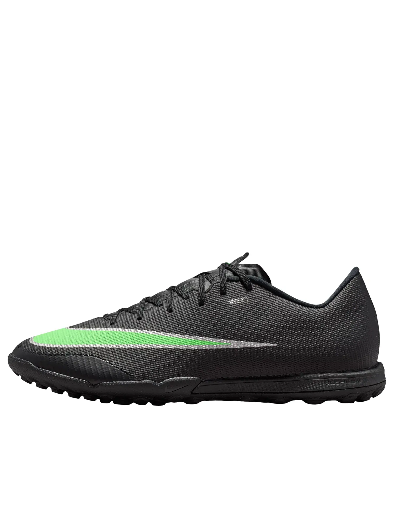 Мужские бутсы для футбола с шнуровкой Mercurial Vapor 17 Academy TF Nike — изображение 1 из 6, черный
