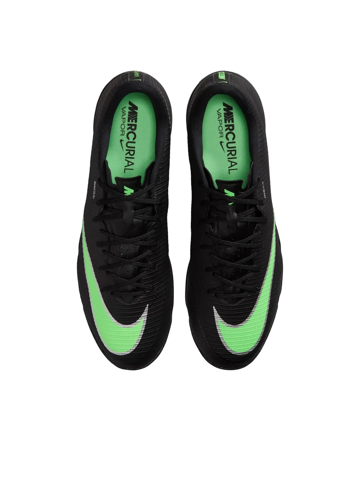 Мужские бутсы для футбола с шнуровкой Mercurial Vapor 17 Academy TF Nike — изображение 2 из 6, черный