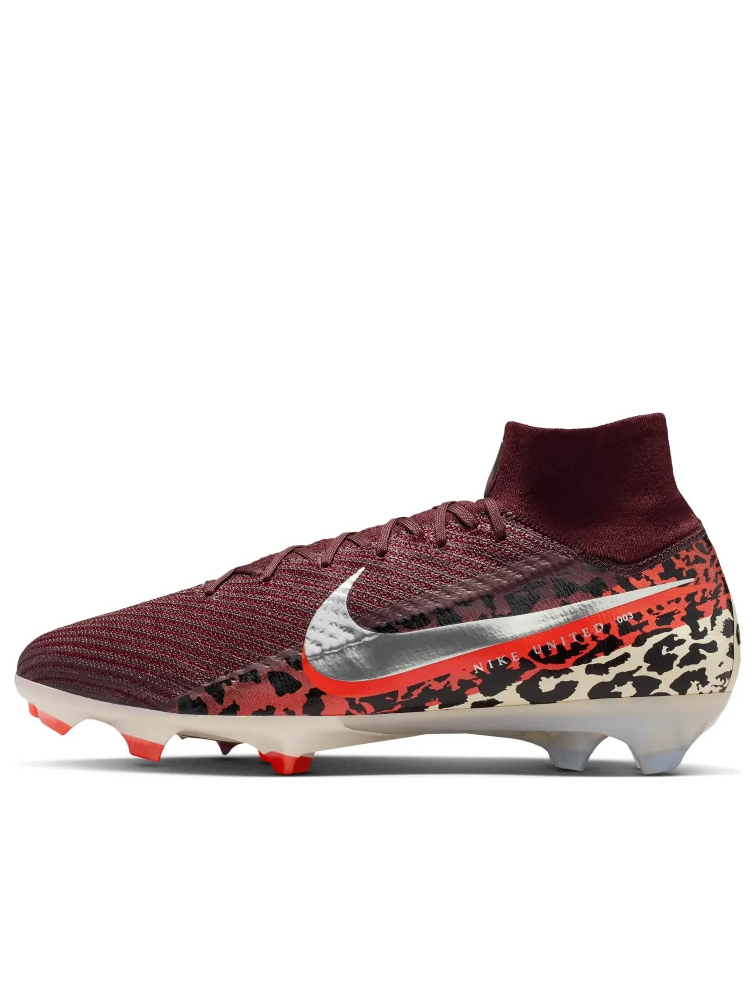 Футбольные бутсы Nike Mercurial Superfly 10 Elite FG 'United 003 Pack' — изображение 1 из 7, бордовый