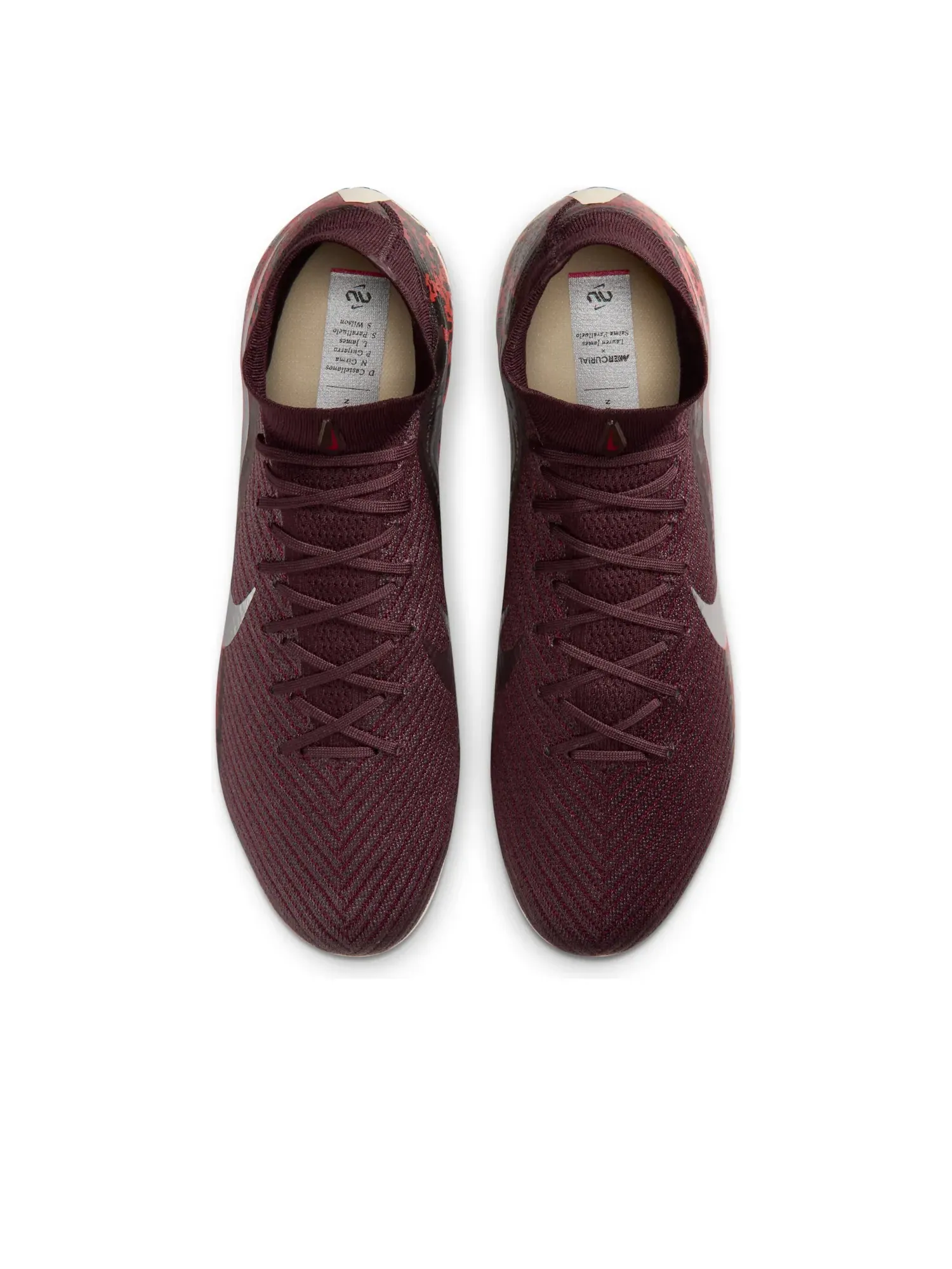 Футбольные бутсы Nike Mercurial Superfly 10 Elite FG 'United 003 Pack' — изображение 3 из 7, бордовый