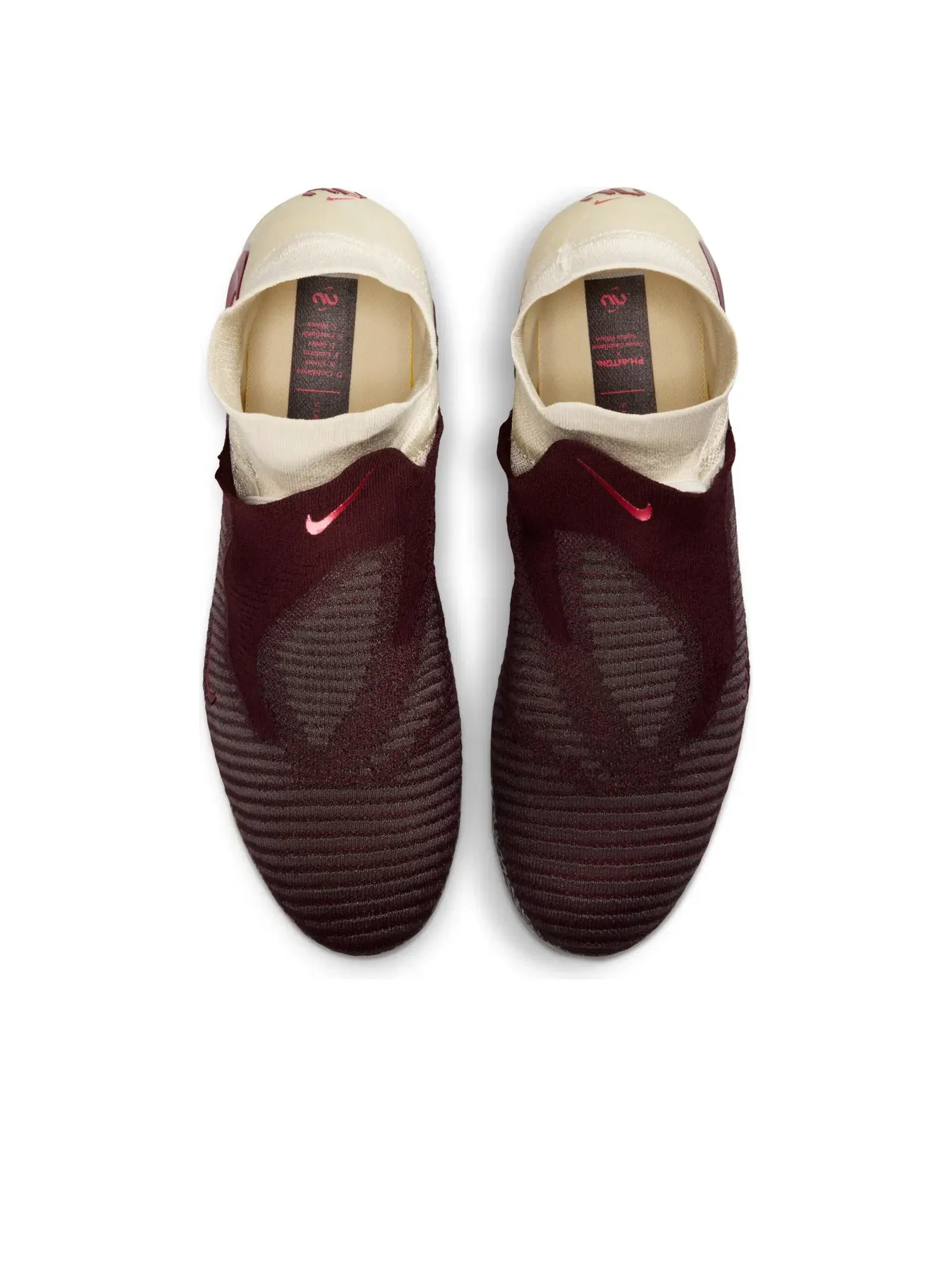 Мужские бутсы для футбола с высоким верхом Phantom 6 Nike — изображение 2 из 7, бордовый