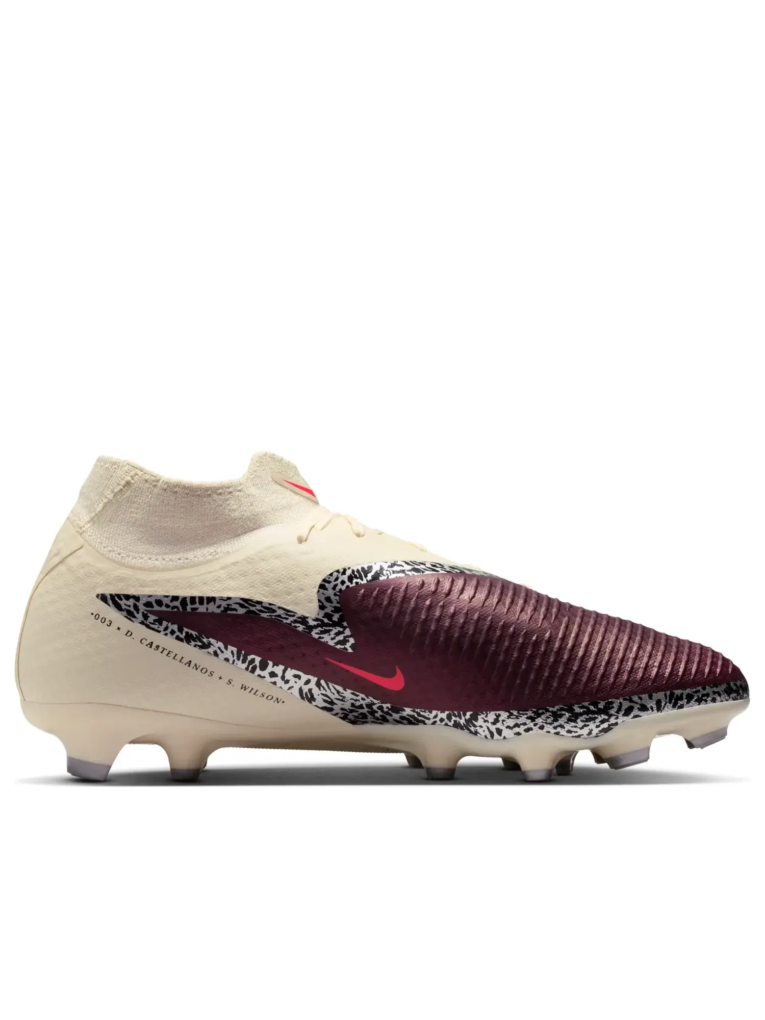 Кроссовки Nike Phamtom 6 High Academy MG 'United 003 Pack' IO8447-661 — изображение 2 из 7, бордовый