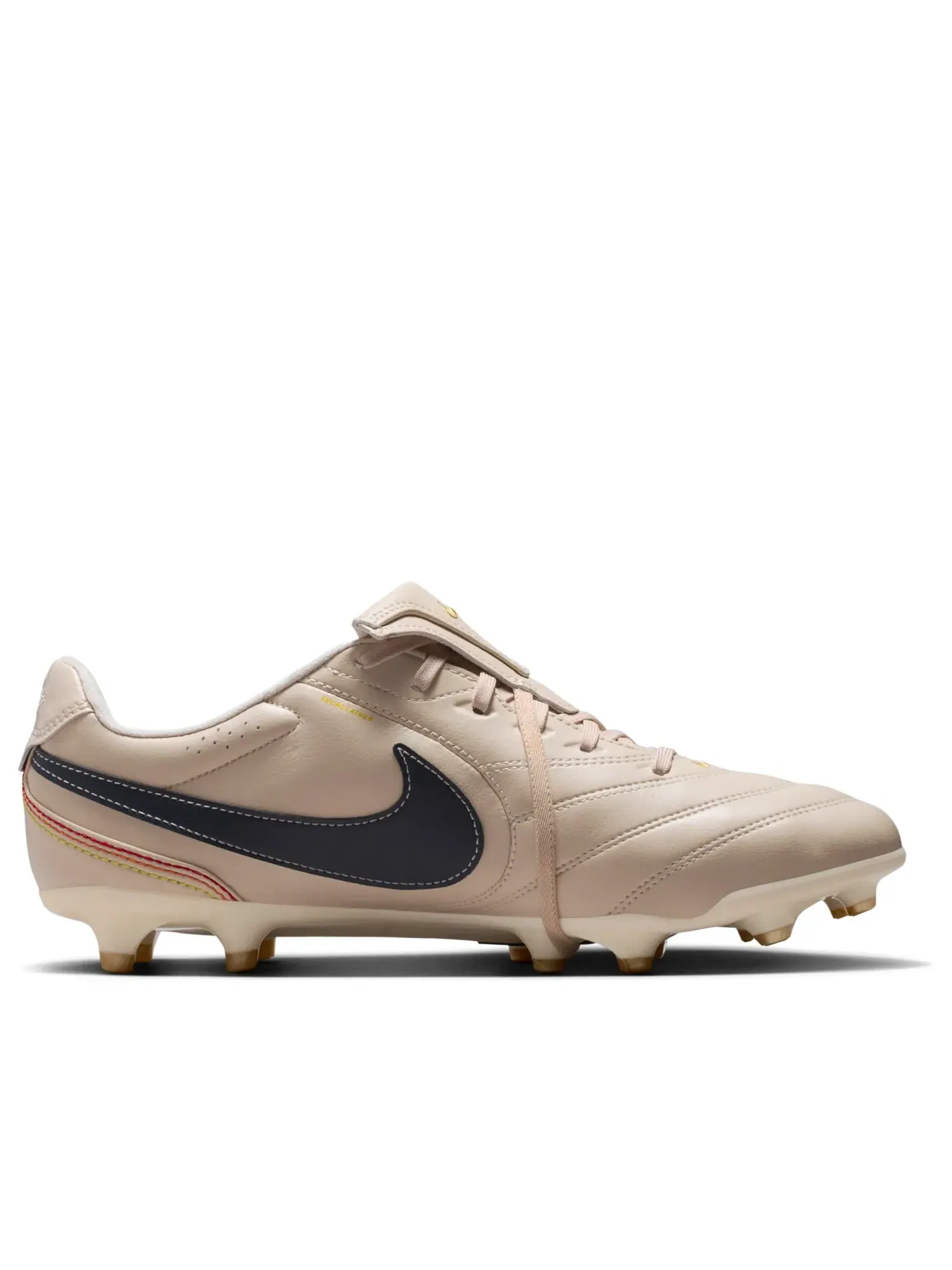 Кроссовки Nike Tiempo Ligera Pro FG «Жемчужно-белый темный обсидиан» IQ0895-240 — изображение 2 из 7, бежевый