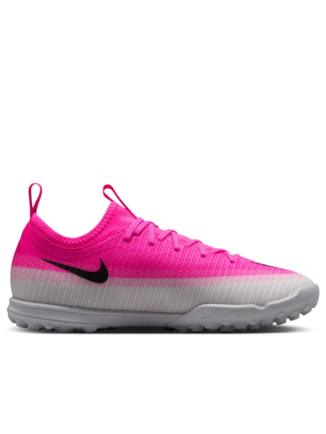 Детские бутсы для футбола с шнуровкой Mercurial Vapor 17 Academy TF Nike — изображение 2 из 7, розовый