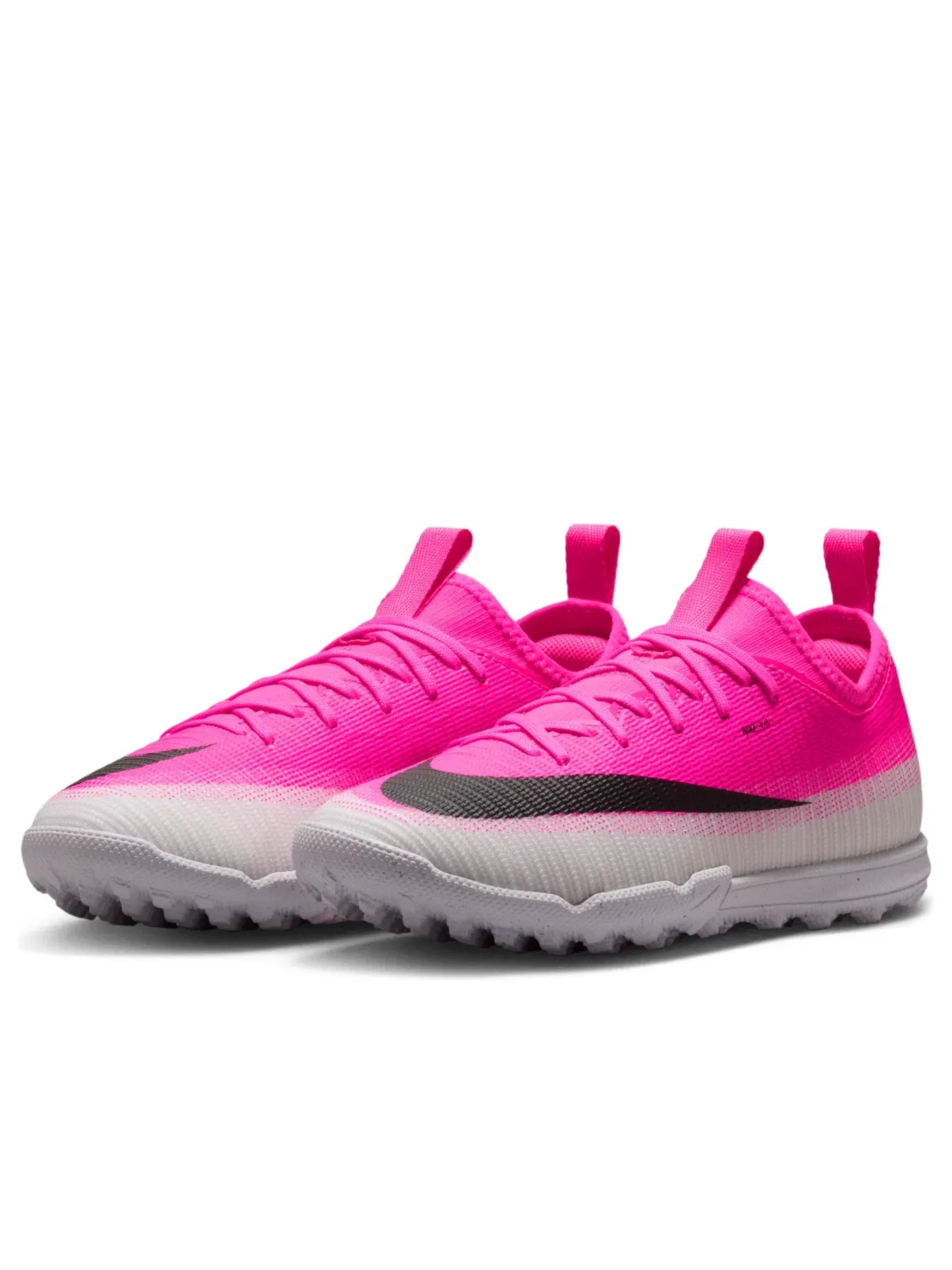 Детские бутсы для футбола с шнуровкой Mercurial Vapor 17 Academy TF Nike — изображение 5 из 7, розовый