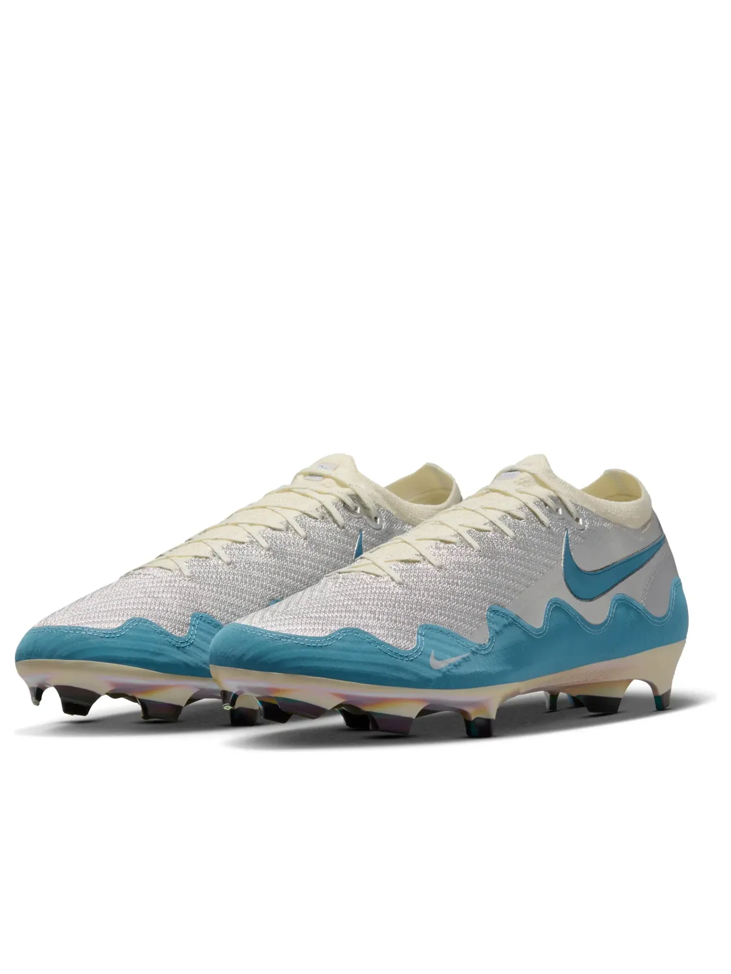 Кроссовки Nike x Patta Mercurial Zoom Vapor 16 Elite FG SE 'Noise Aqua Metallic Silver' IQ3365-002 — изображение 5 из 7