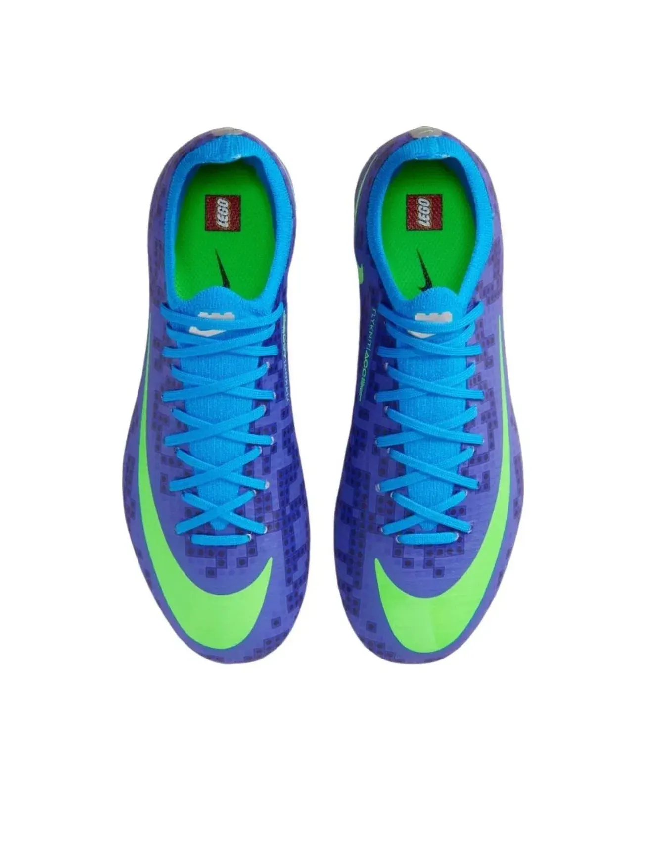 Детские кроссовки для футбола с принтом Nike Mercurial Vapor — изображение 3 из 4, синий