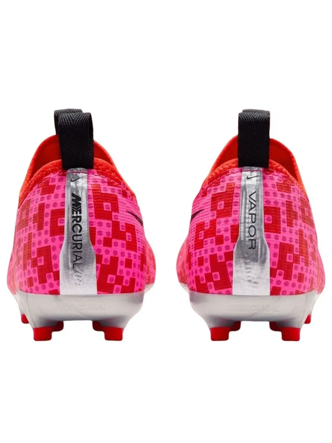 Детские кроссовки для футбола с шнуровкой Nike Mercurial Vapor Rush Red University Gold — изображение 4 из 4, красный