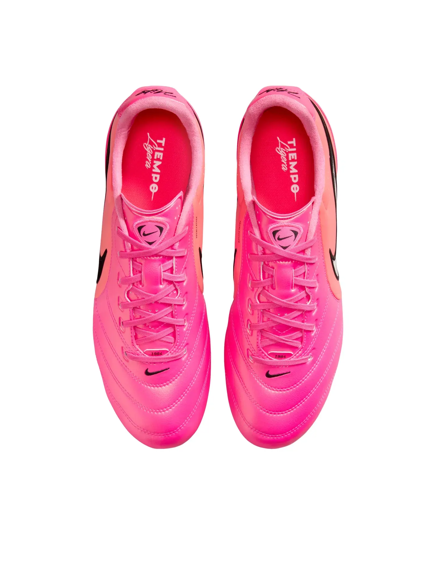 Мужские бутсы для футбола с кожаным верхом Nike Tiempo Ligera Pro HG — изображение 2 из 6, розовый