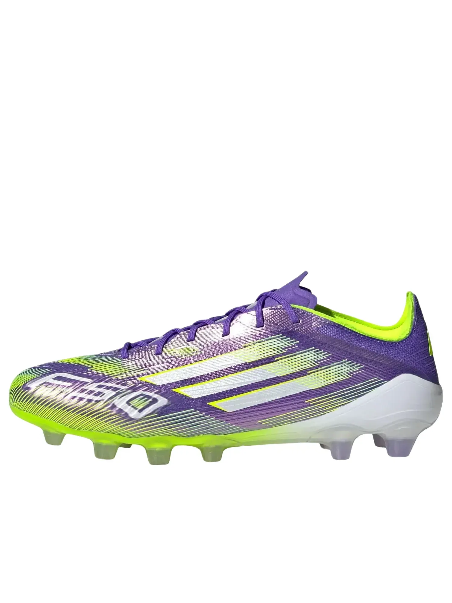 Кроссовки Adidas F50 Elite HG/AG 'Purple Rush Cloud White Lucid Lemon' JH7645 — изображение 1 из 6, фиолетовый