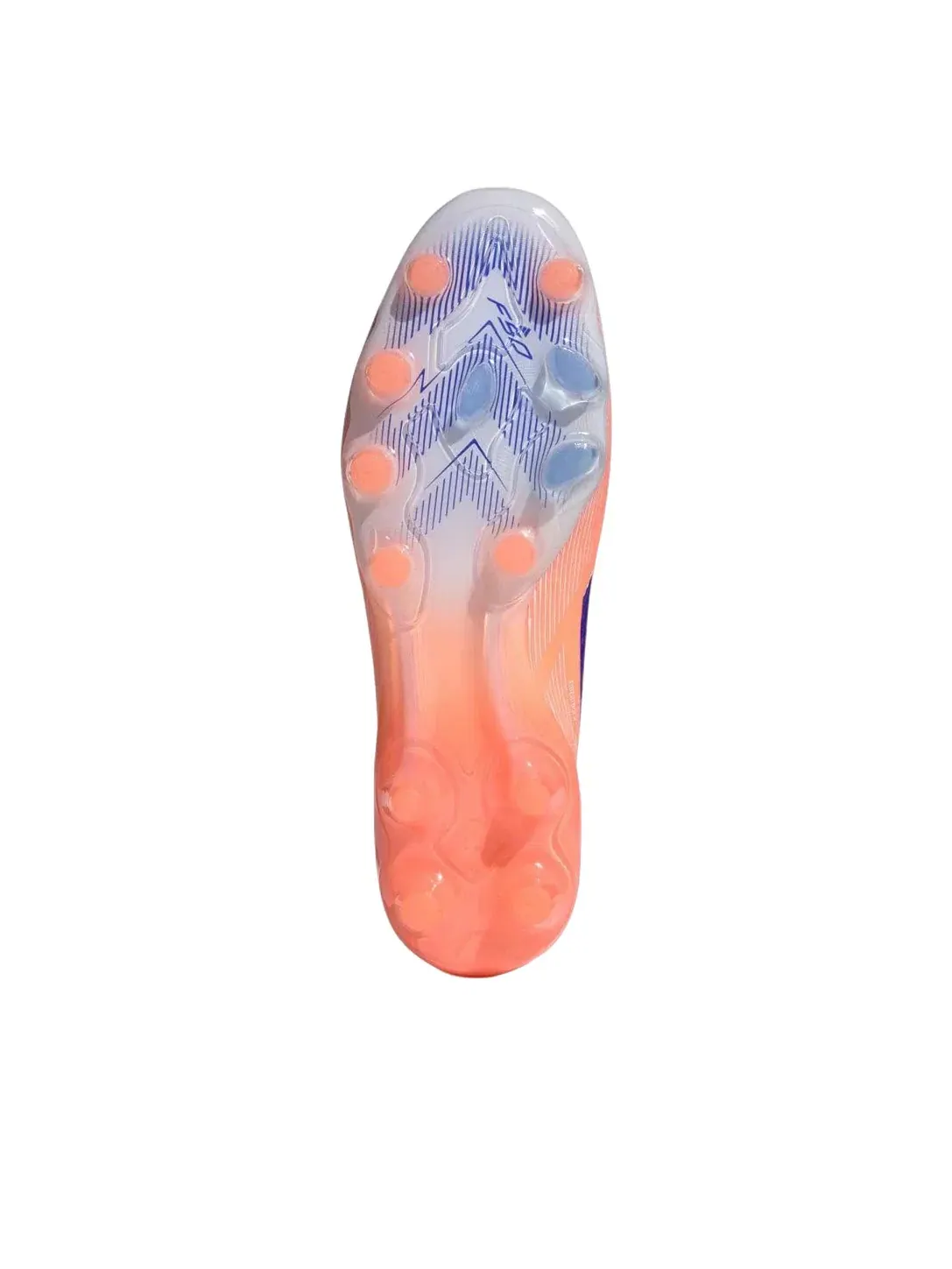 Кроссовки Adidas F50 ELITE HG/AG 'Оранжево-сине-белый' JH7646 — изображение 3 из 3, оранжевый