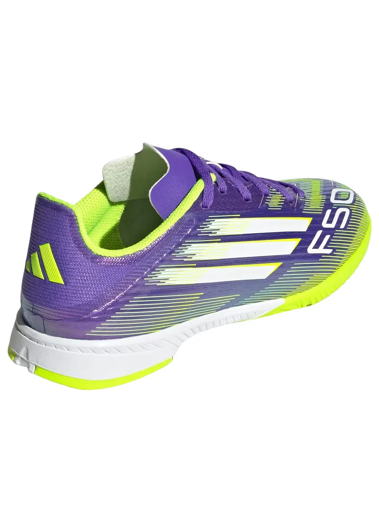 Кроссовки Adidas F50 League Indoor 'Purple Rush Cloud White Lucid Lemon' JH7750 — изображение 5 из 6, фиолетовый