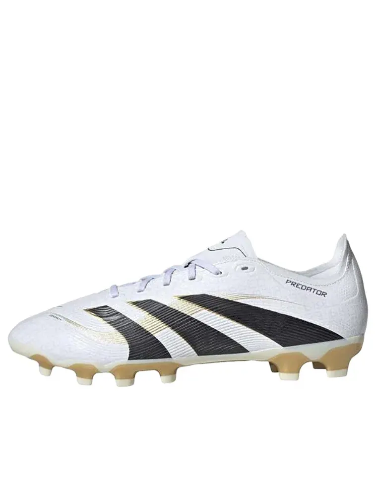 Кроссовки Adidas Predator League HG/AG 'Cloud White Core Black Gold Metallic' JI1138 — изображение 1 из 5, белый
