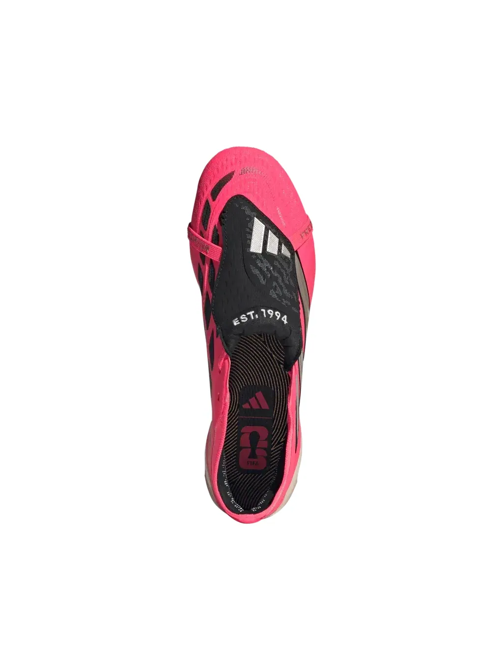 Мужские футбольные бутсы Predator Elite Fold-Over FG Adidas — изображение 4 из 6, розовый