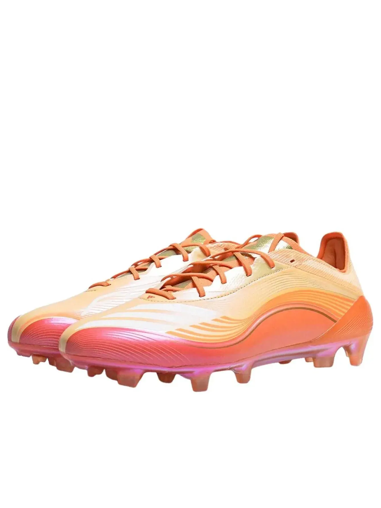 Кроссовки Adidas F50 Messi Elite FG 'Ice Tangerine Gold Metallic' JQ0952 — изображение 2 из 6, оранжевый
