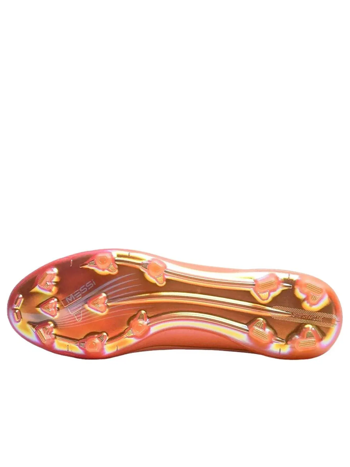 Кроссовки Adidas F50 Messi Elite FG 'Ice Tangerine Gold Metallic' JQ0952 — изображение 5 из 6, оранжевый
