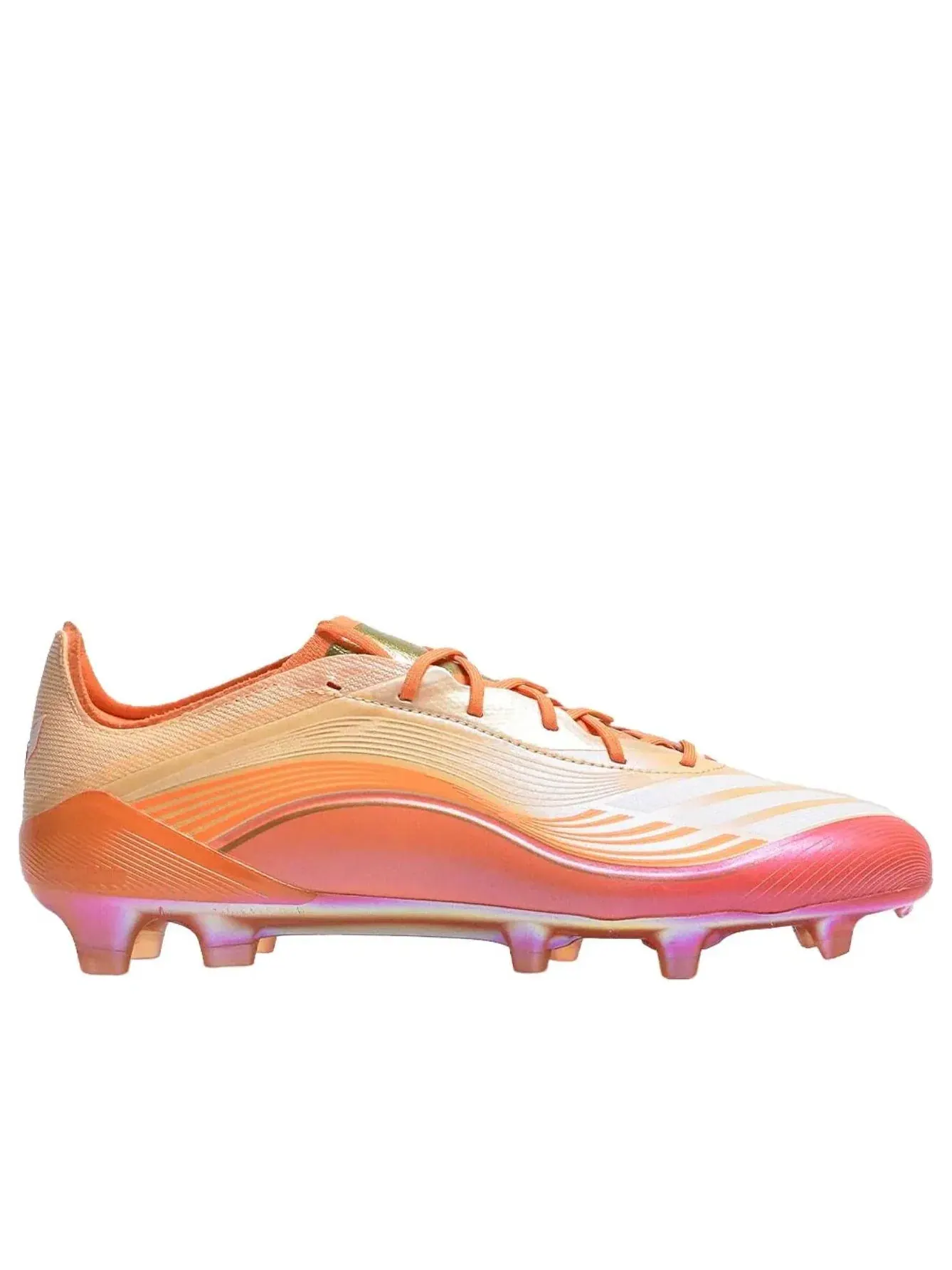 Кроссовки Adidas F50 Messi Elite FG 'Ice Tangerine Gold Metallic' JQ0952 — изображение 6 из 6, оранжевый
