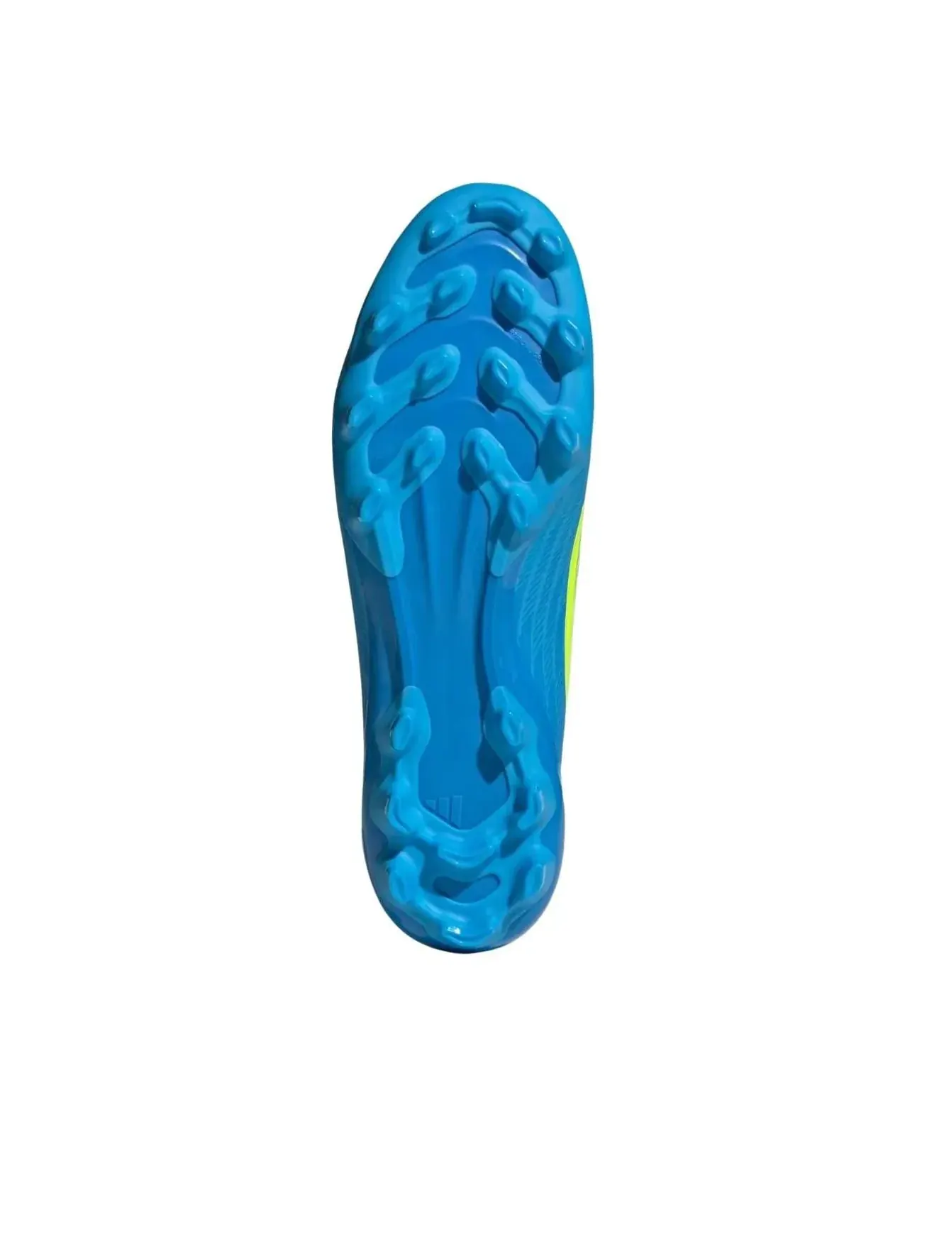 Бутсы футбольные Adidas F50 League AG 'Lucid Ray Blue Solar Yellow' — изображение 3 из 5, синий