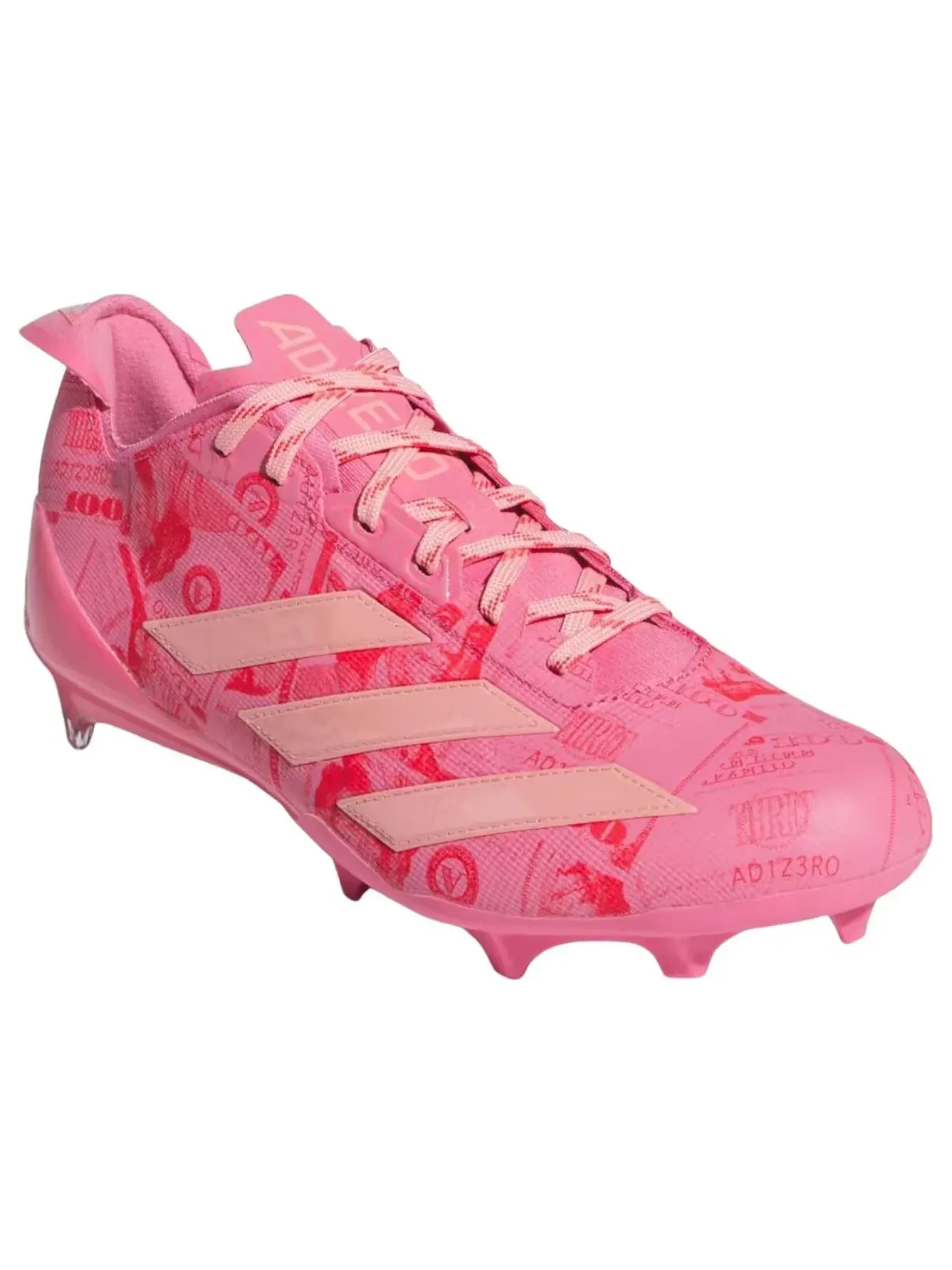 Бутсы Adidas Adizero Electric II 'Currency Neutral Pink Fusion' — изображение 2 из 6, розовый