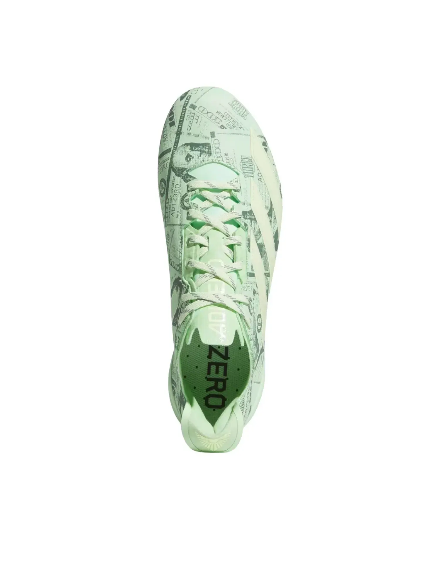 Бутсы Adidas Adizero Electric II 'Currency Neutral Semi Green Spark' — изображение 4 из 6, зеленый