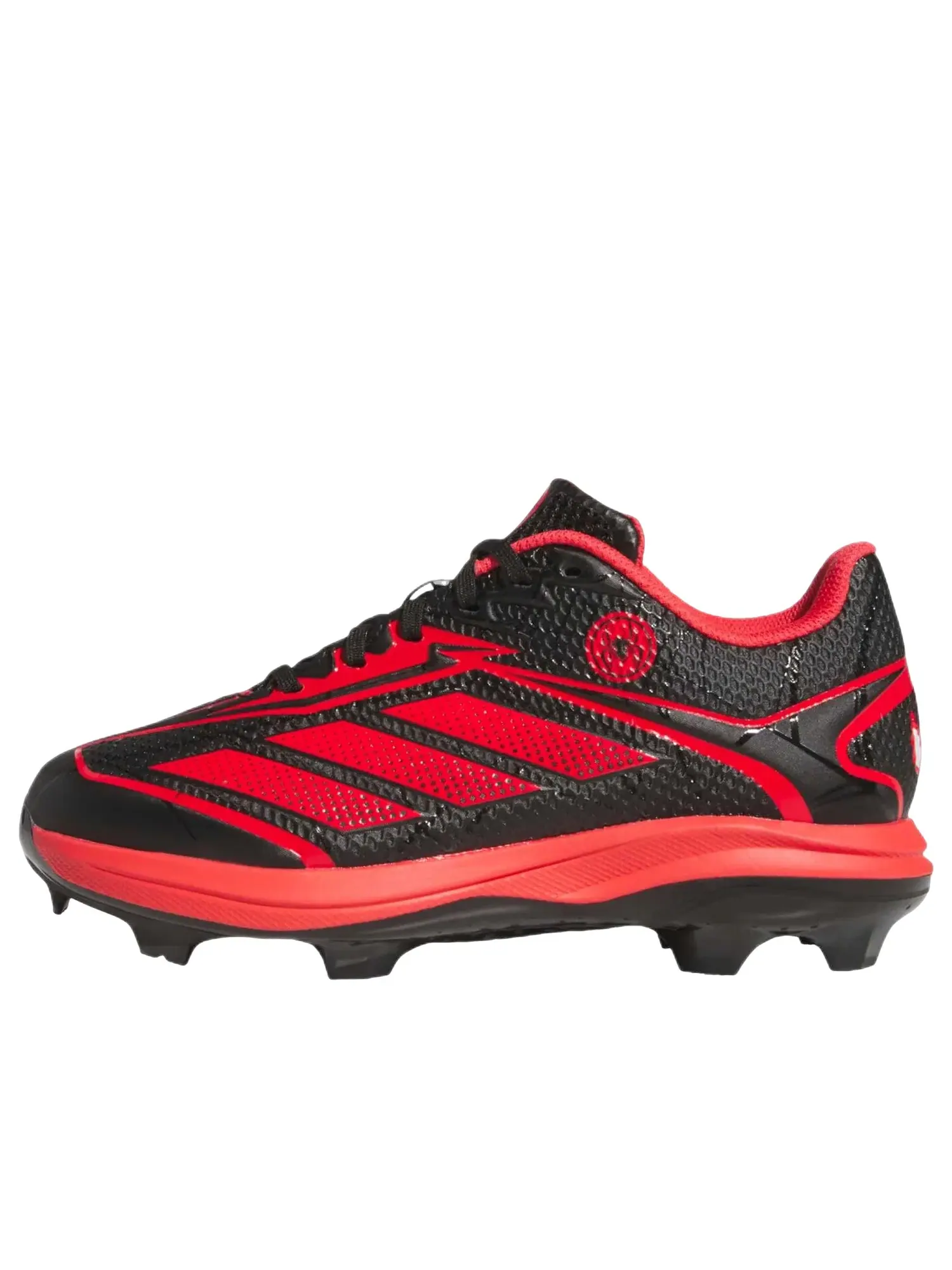Детские кроссовки для бейсбола с шнуровкой Adizero Electric Miles Morales Adidas — изображение 1 из 6, черный