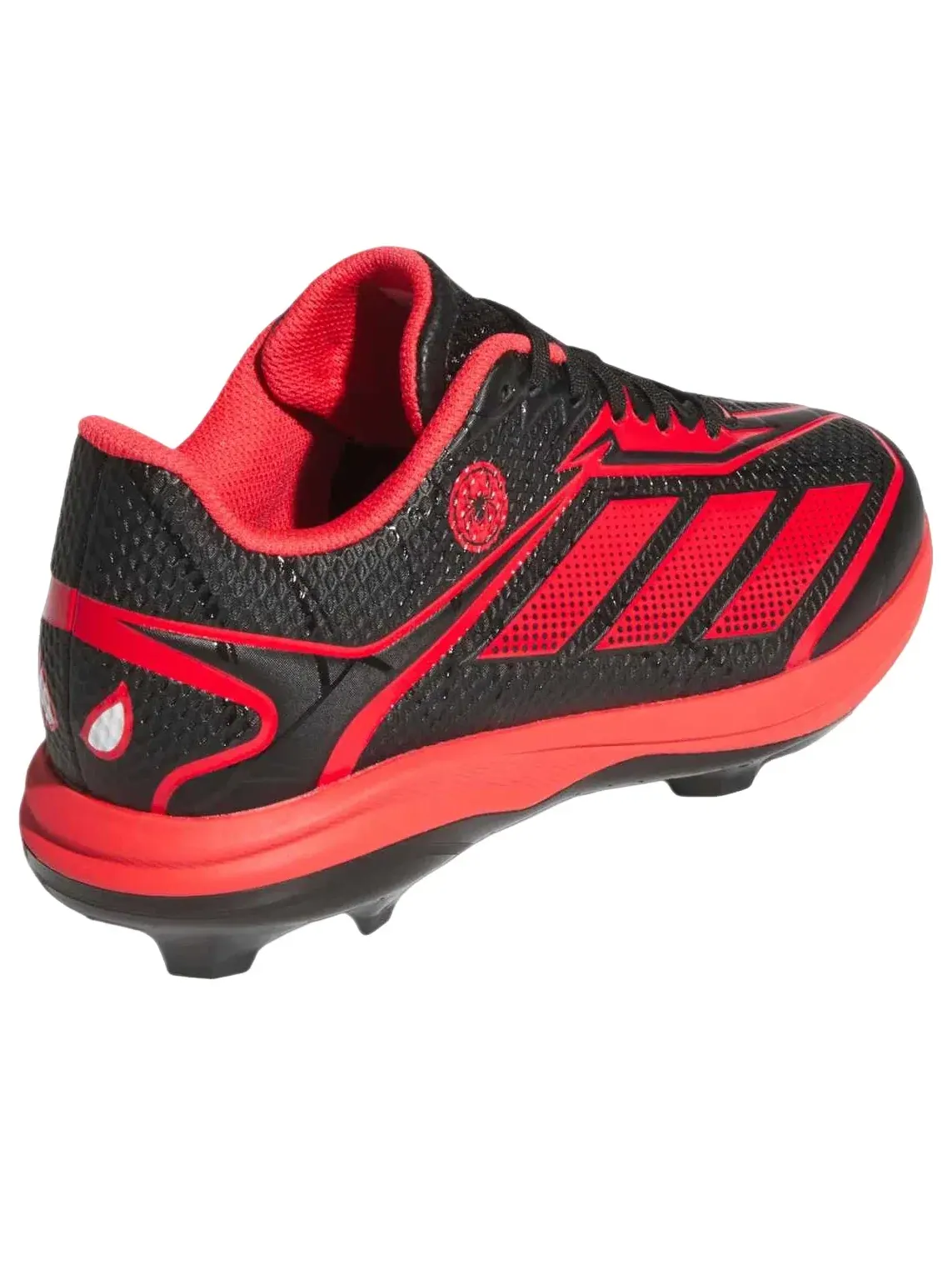 Детские кроссовки для бейсбола с шнуровкой Adizero Electric Miles Morales Adidas — изображение 3 из 6, черный