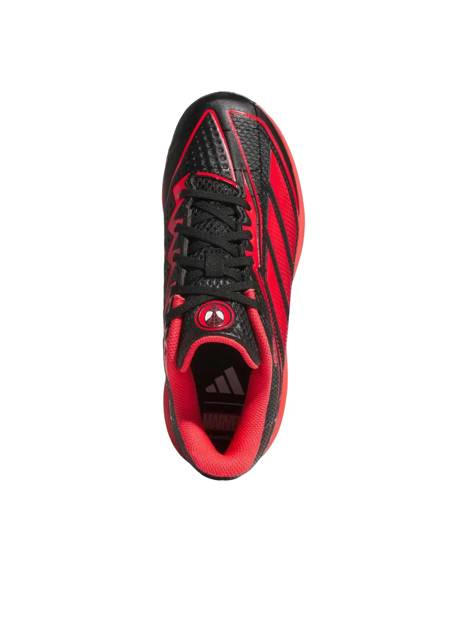 Детские кроссовки для бейсбола с шнуровкой Adizero Electric Miles Morales Adidas — изображение 4 из 6, черный