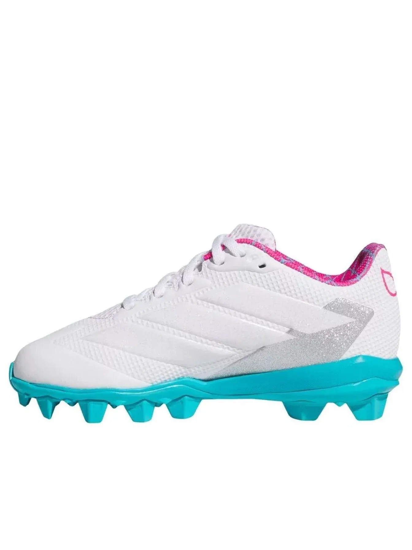 Детские футбольные бутсы с принтом Ghost Spider Adidas Adizero — изображение 1 из 6, белый