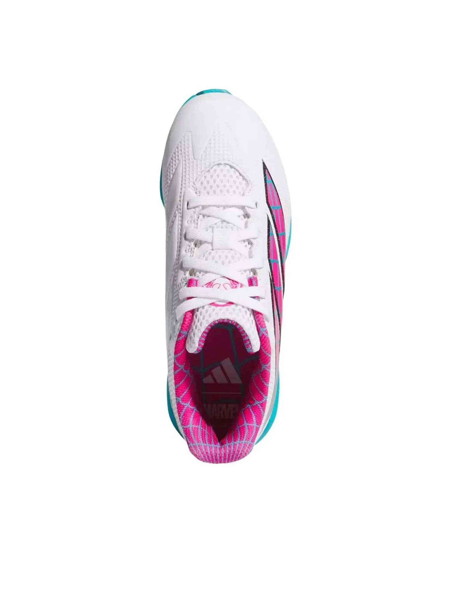 Детские футбольные бутсы с принтом Ghost Spider Adidas Adizero — изображение 4 из 6, белый