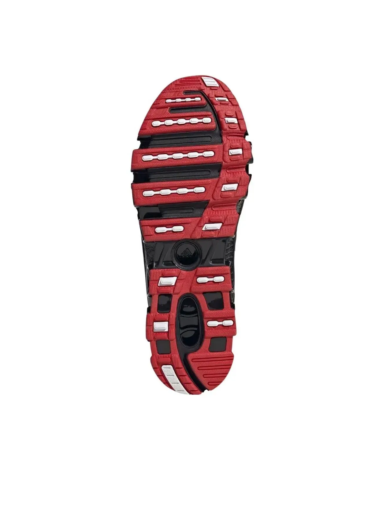 Мужские бутсы для футбола с шнуровкой Predator Black White Scarlet Adidas — изображение 3 из 5, черный