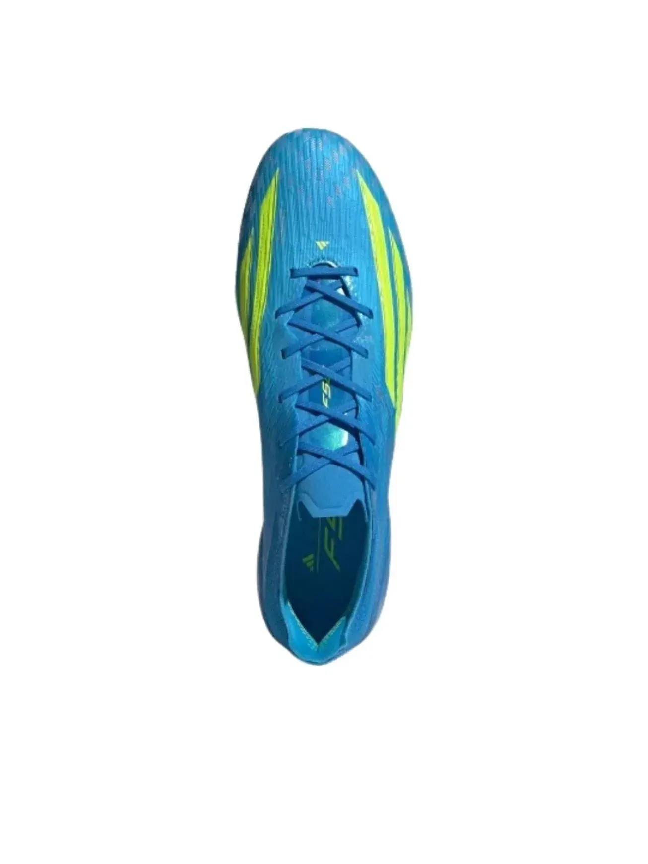Футбольные бутсы Adidas F50 Elite FG 'Lucid Ray Blue Solar Yellow' — изображение 2 из 5, синий
