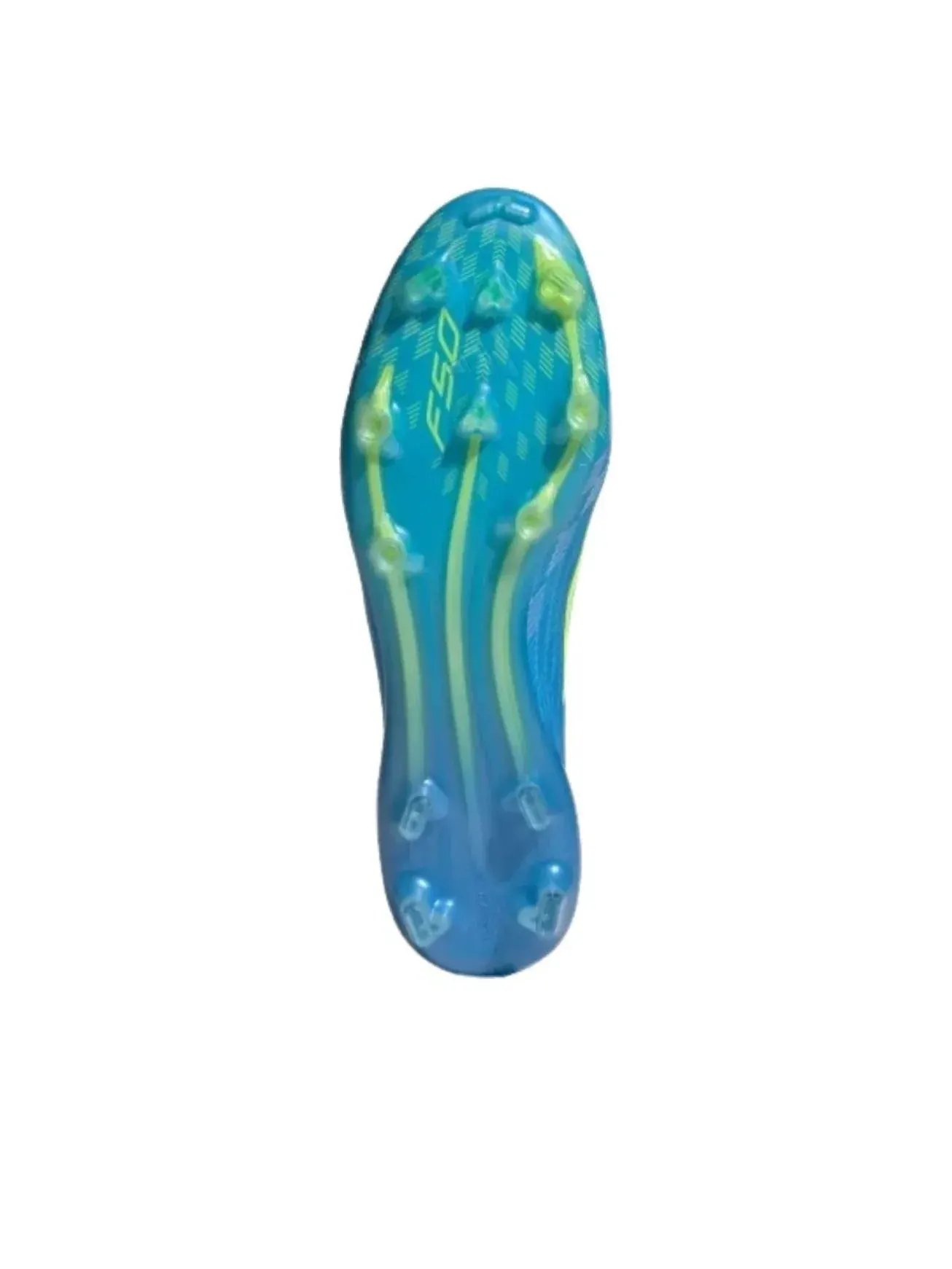 Футбольные бутсы Adidas F50 Elite FG 'Lucid Ray Blue Solar Yellow' — изображение 3 из 5, синий