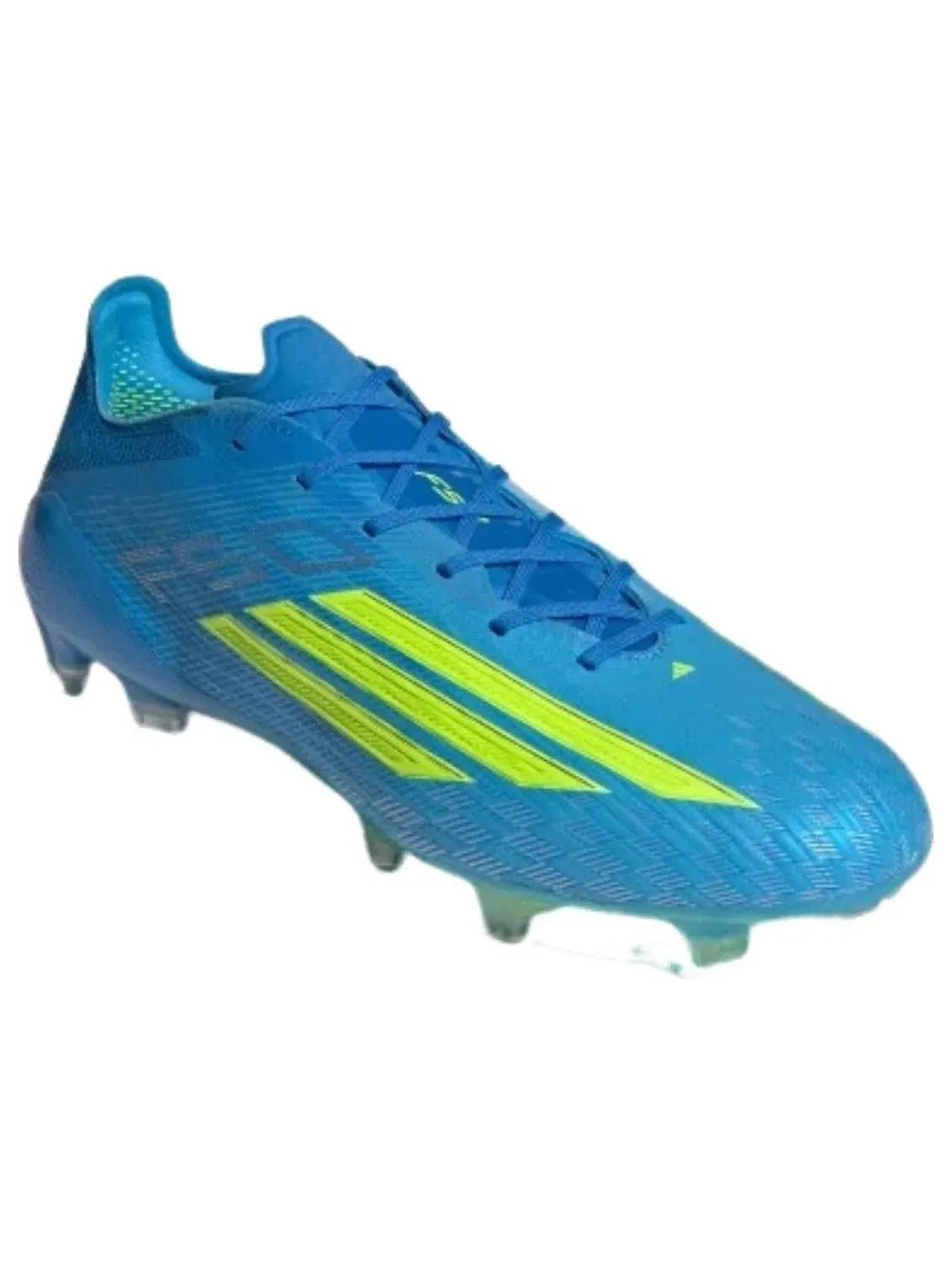 Футбольные бутсы Adidas F50 Elite FG 'Lucid Ray Blue Solar Yellow' — изображение 4 из 5, синий