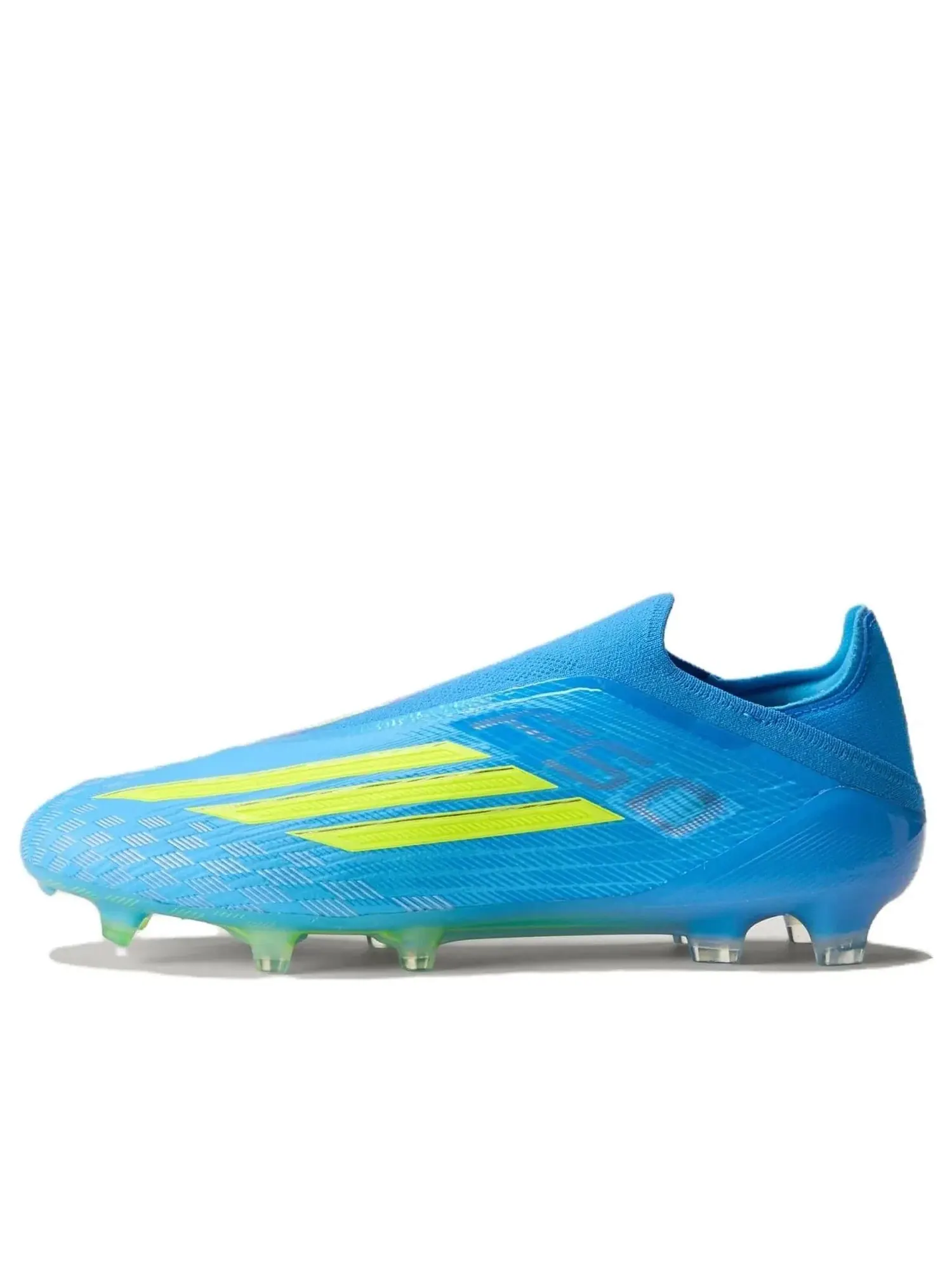 Футбольные бутсы Adidas F50 Elite Laceless FG 'Lucid Ray Blue' JR6461 — изображение 1 из 4, синий