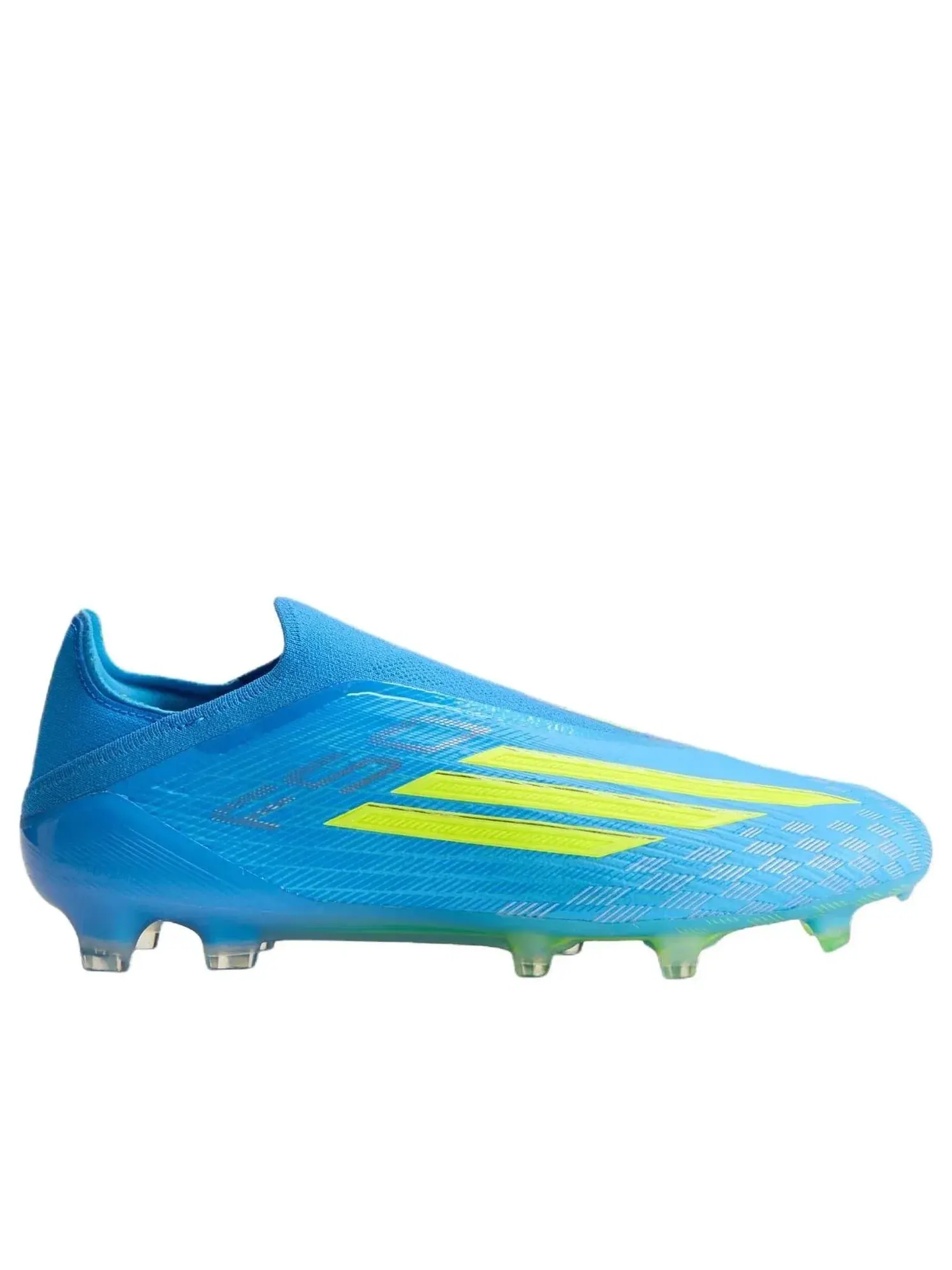 Футбольные бутсы Adidas F50 Elite Laceless FG 'Lucid Ray Blue' JR6461 — изображение 2 из 4, синий