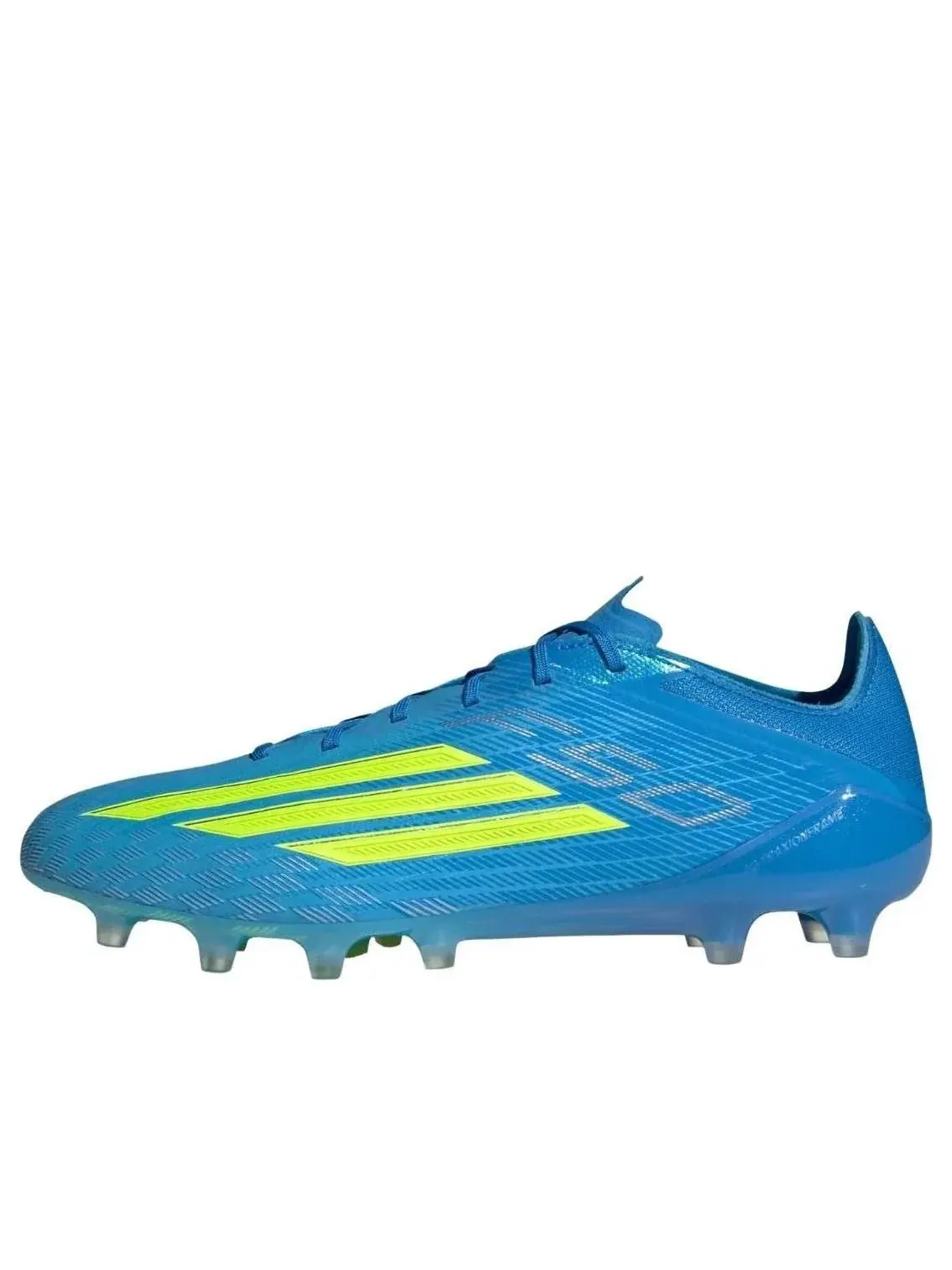 Бутсы футбольные Adidas F50 Elite AG 'Lucid Ray Blue Solar Yellow' — изображение 1 из 5, синий
