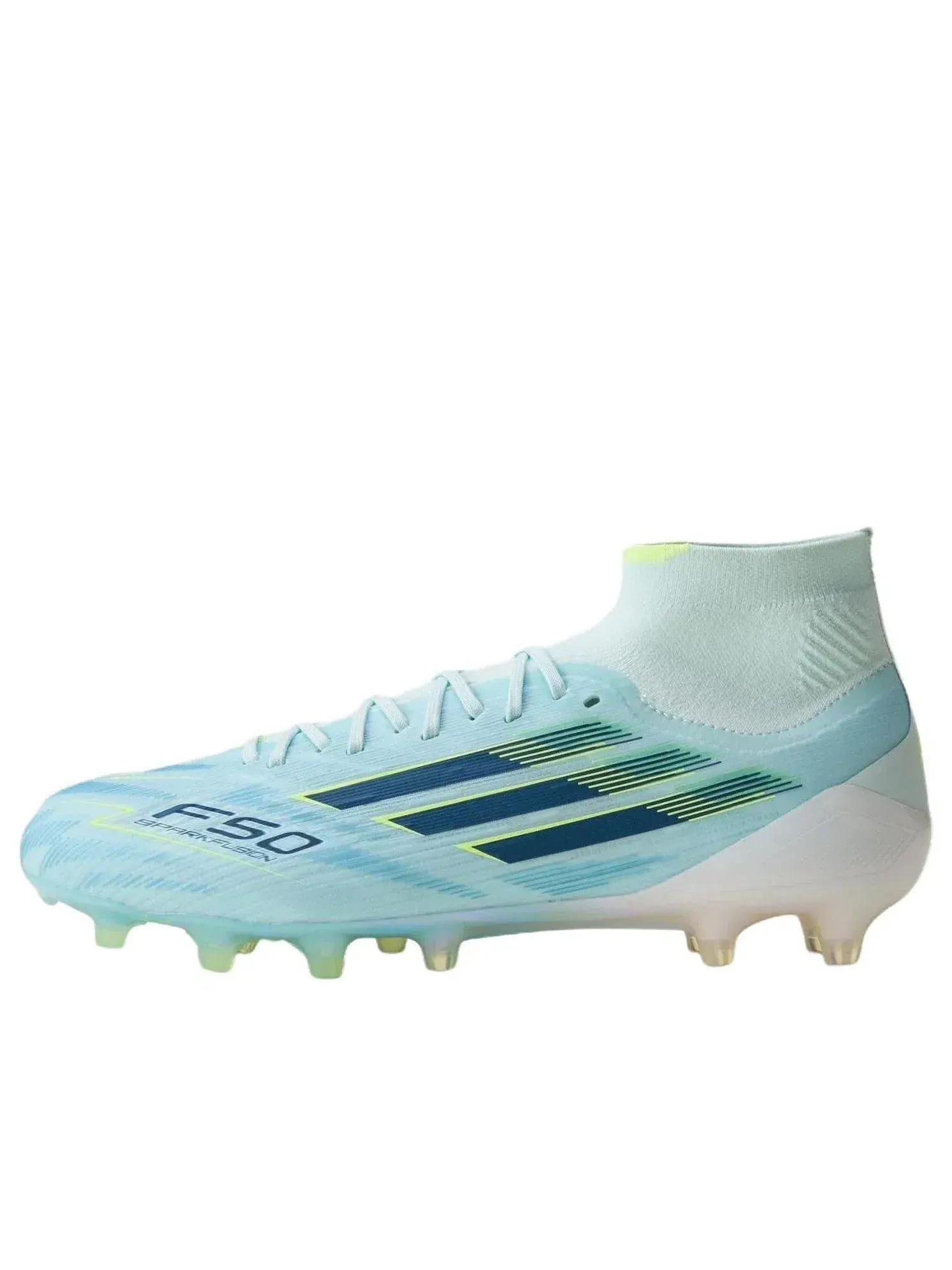 Кроссовки Adidas F50 Sparkfusion Elite Mid Cut FG / AG 'Almost Blue Dusky Petrol' JR6476 — изображение 1 из 2, синий