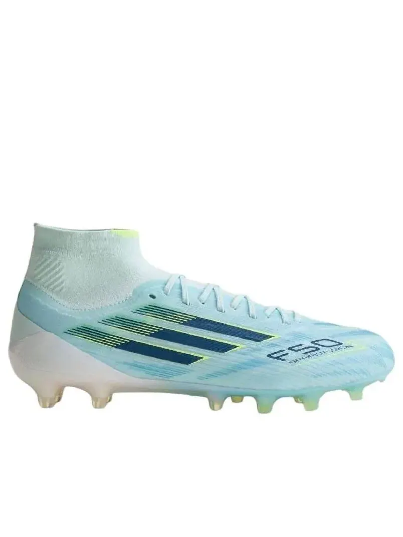 Кроссовки Adidas F50 Sparkfusion Elite Mid Cut FG / AG 'Almost Blue Dusky Petrol' JR6476 — изображение 2 из 2, синий